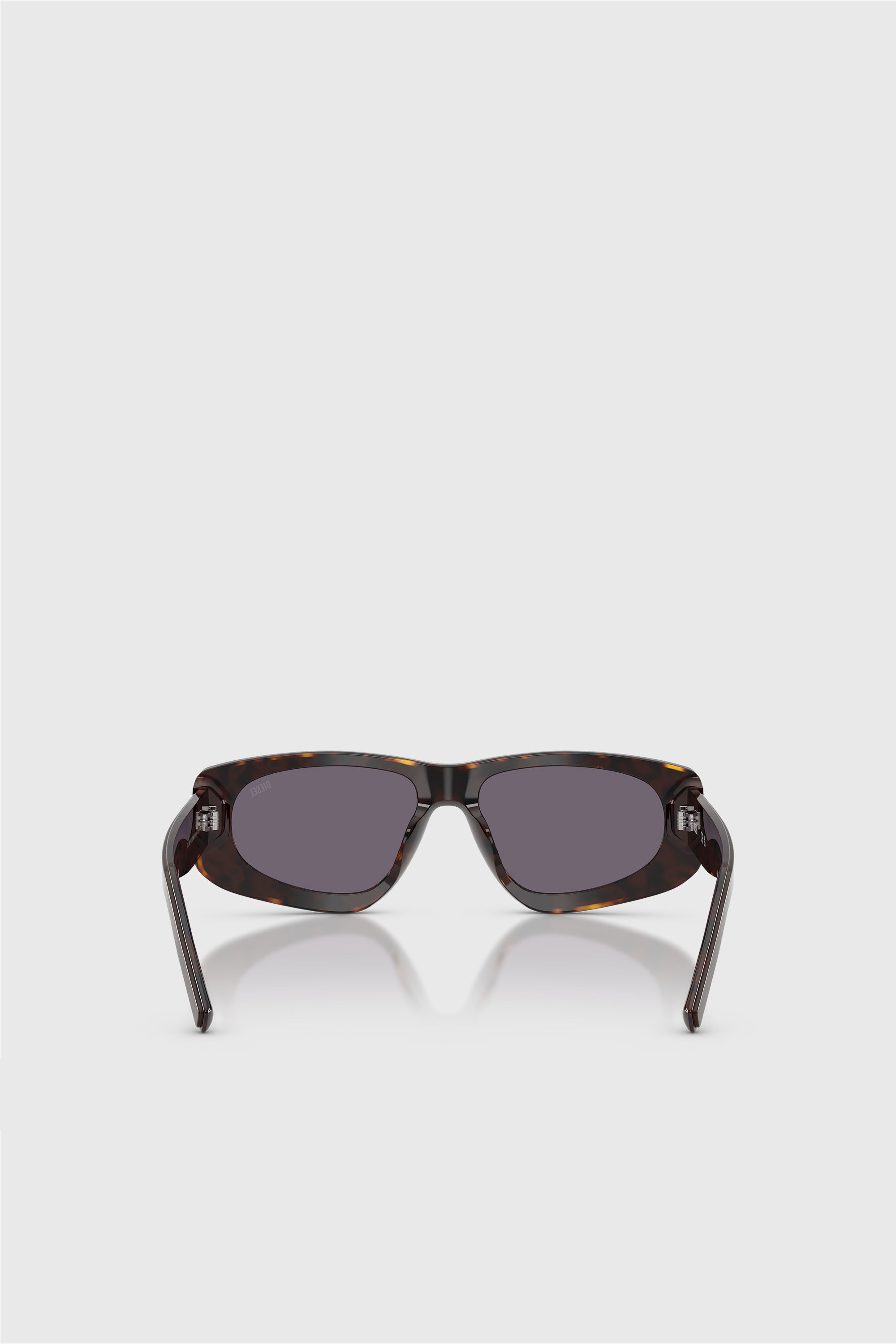 Diesel - 0DL2021U, Unisex's Geometric Sunglasses in Brown/Violet - 4