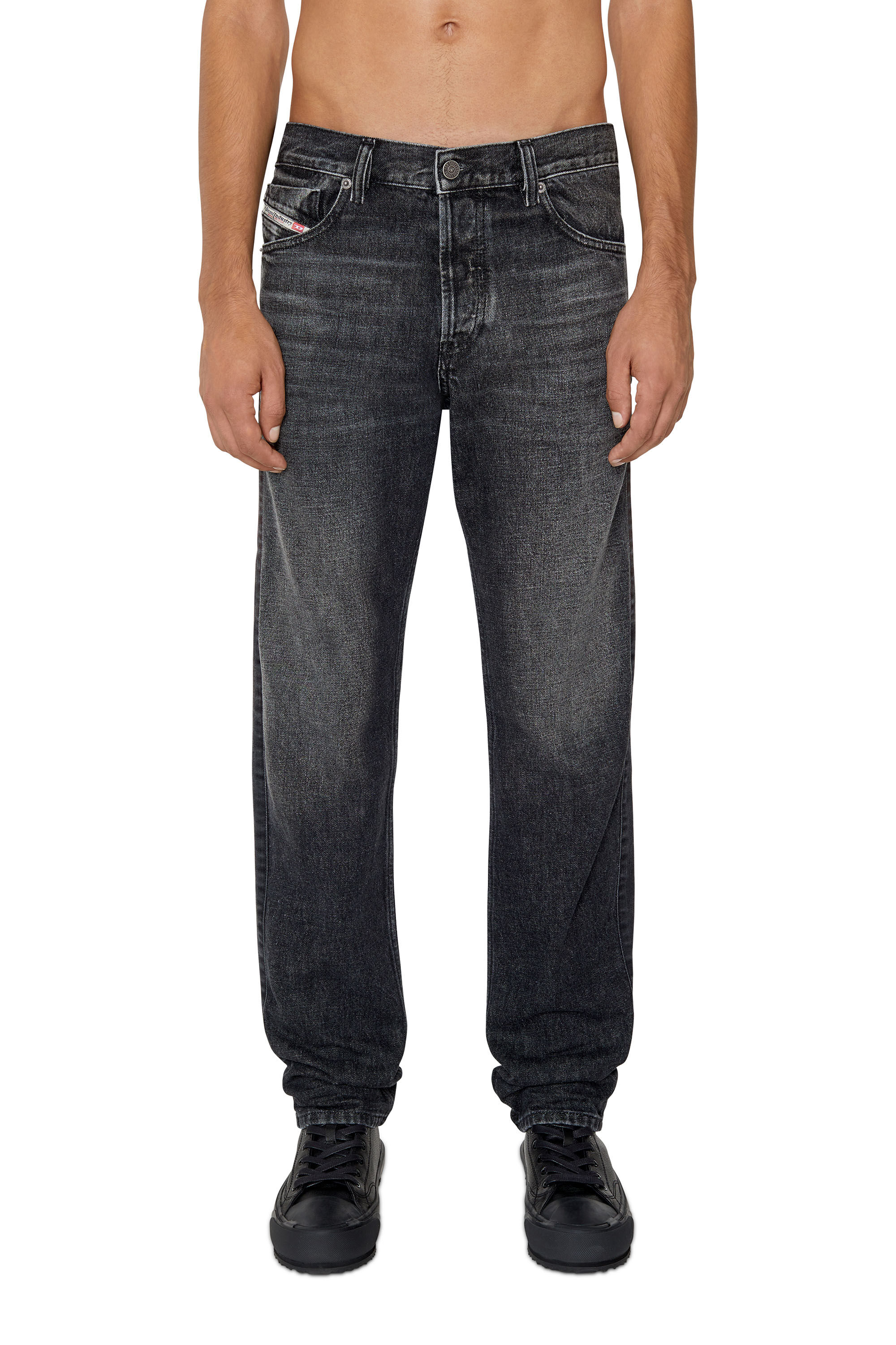 Diesel - 1995 D-Sark 007G9 Straight Jeans, Black/Dark grey - Image 3