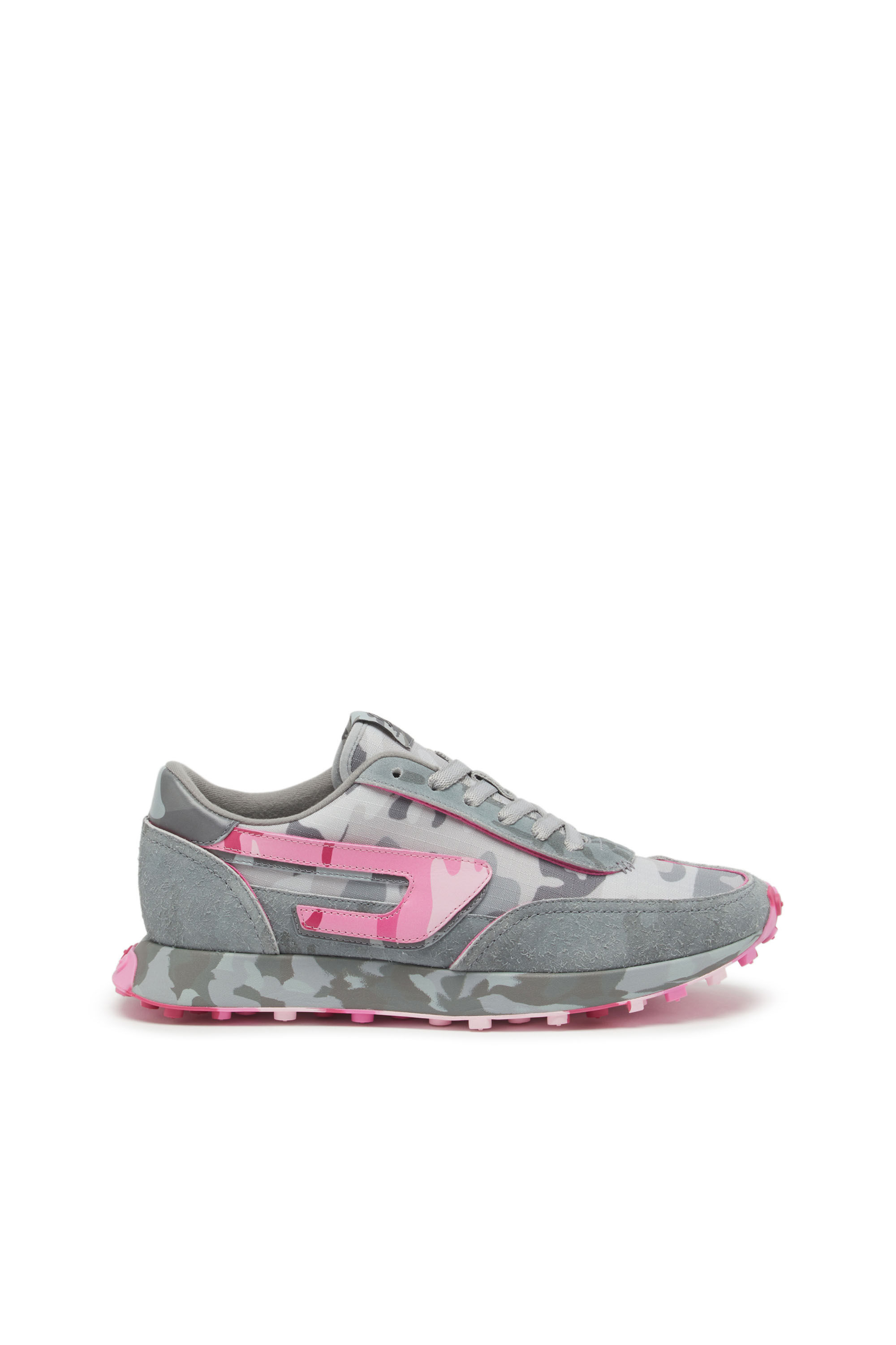 Women's S-Racer Lc W - Low-top sneaker with camo print | Multicolor | Diesel