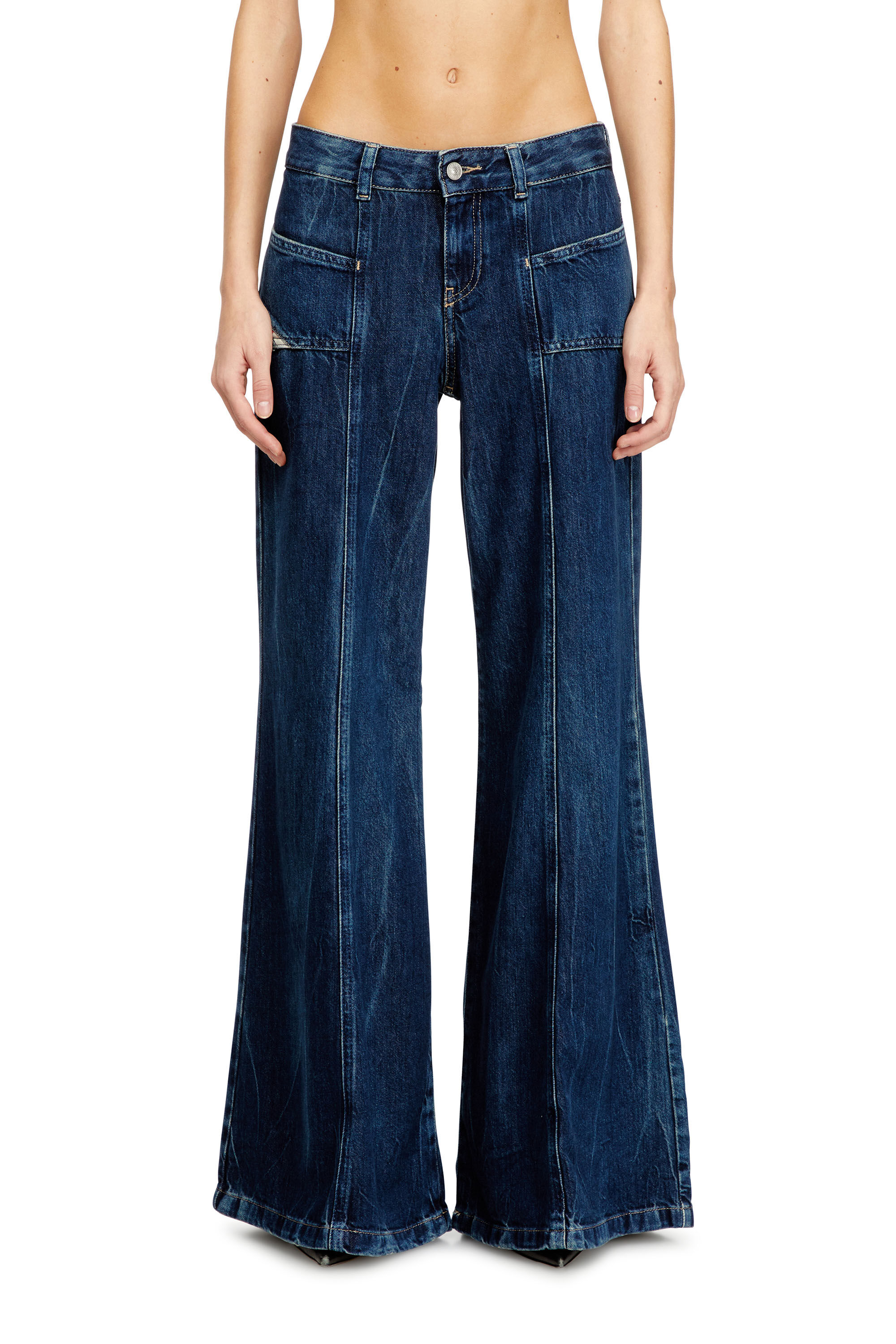 Women's Flare Jeans | Medium blue | Diesel D-Akii
