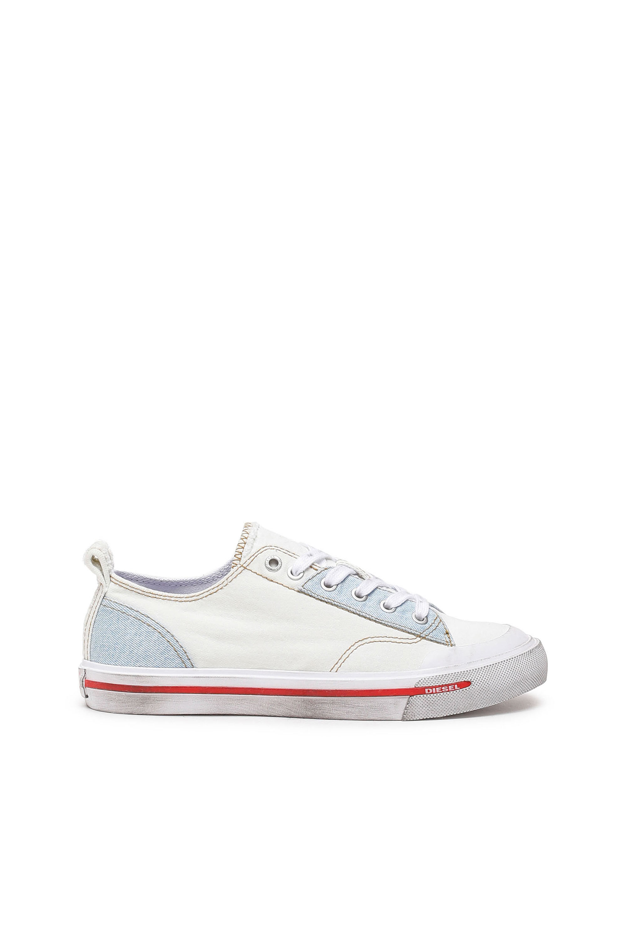 Diesel Athos Low Trainers, Women's, Size: 4, White - Textile