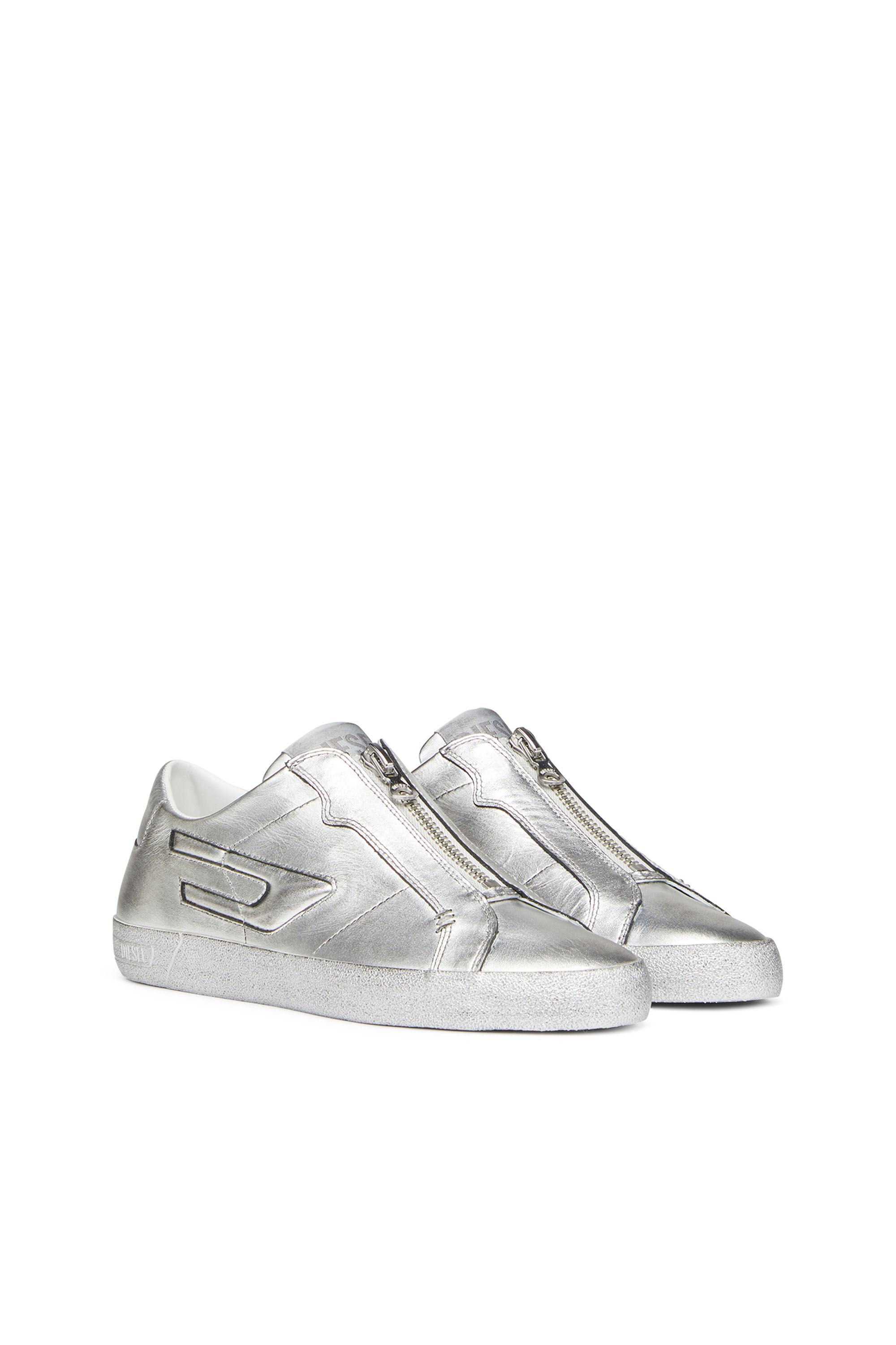 Diesel - S-LEROJI ZIP LOW W, Silver - Image 2