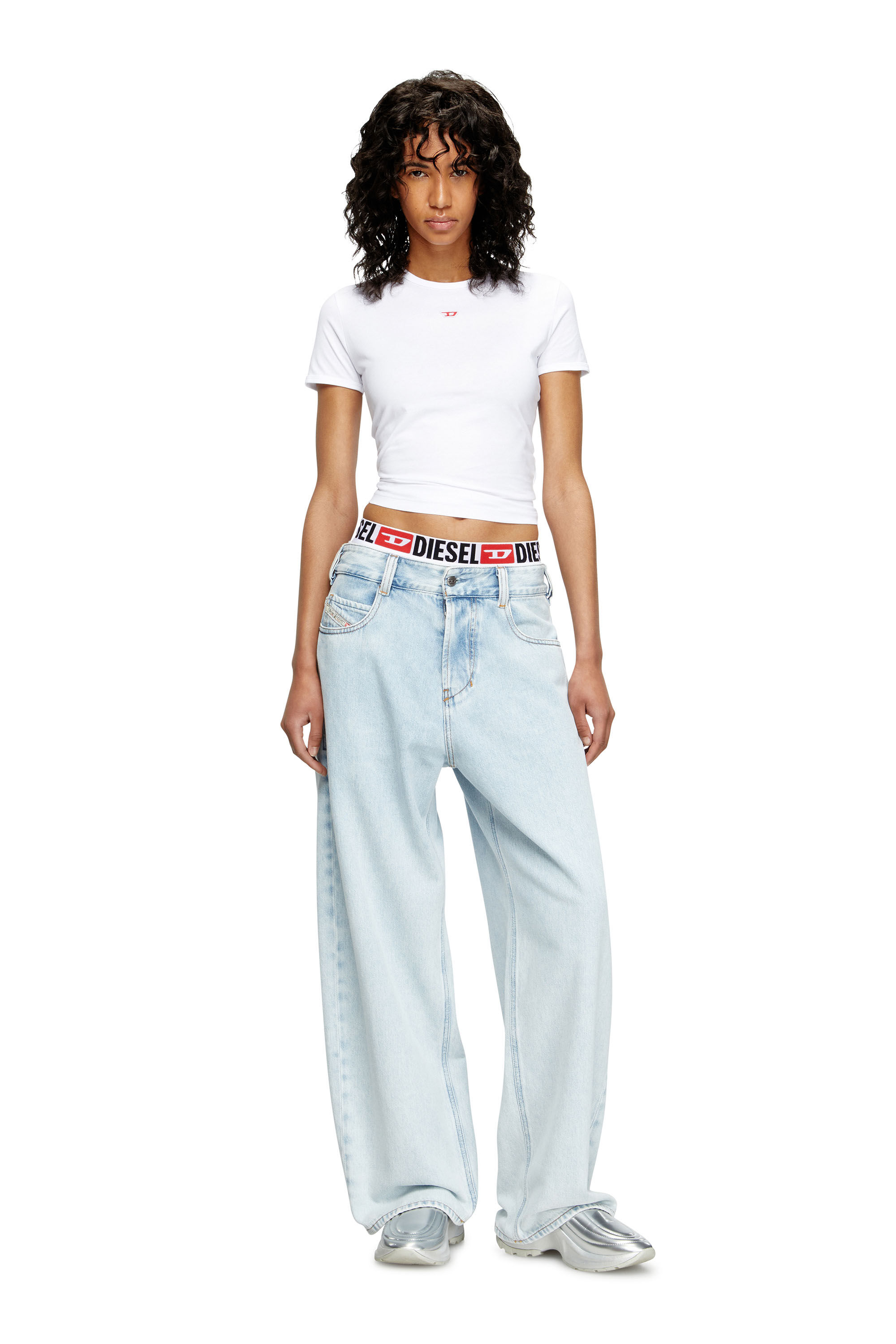 Women's Relaxed Jeans | Light Blue | Diesel 1997 D-Enim-M