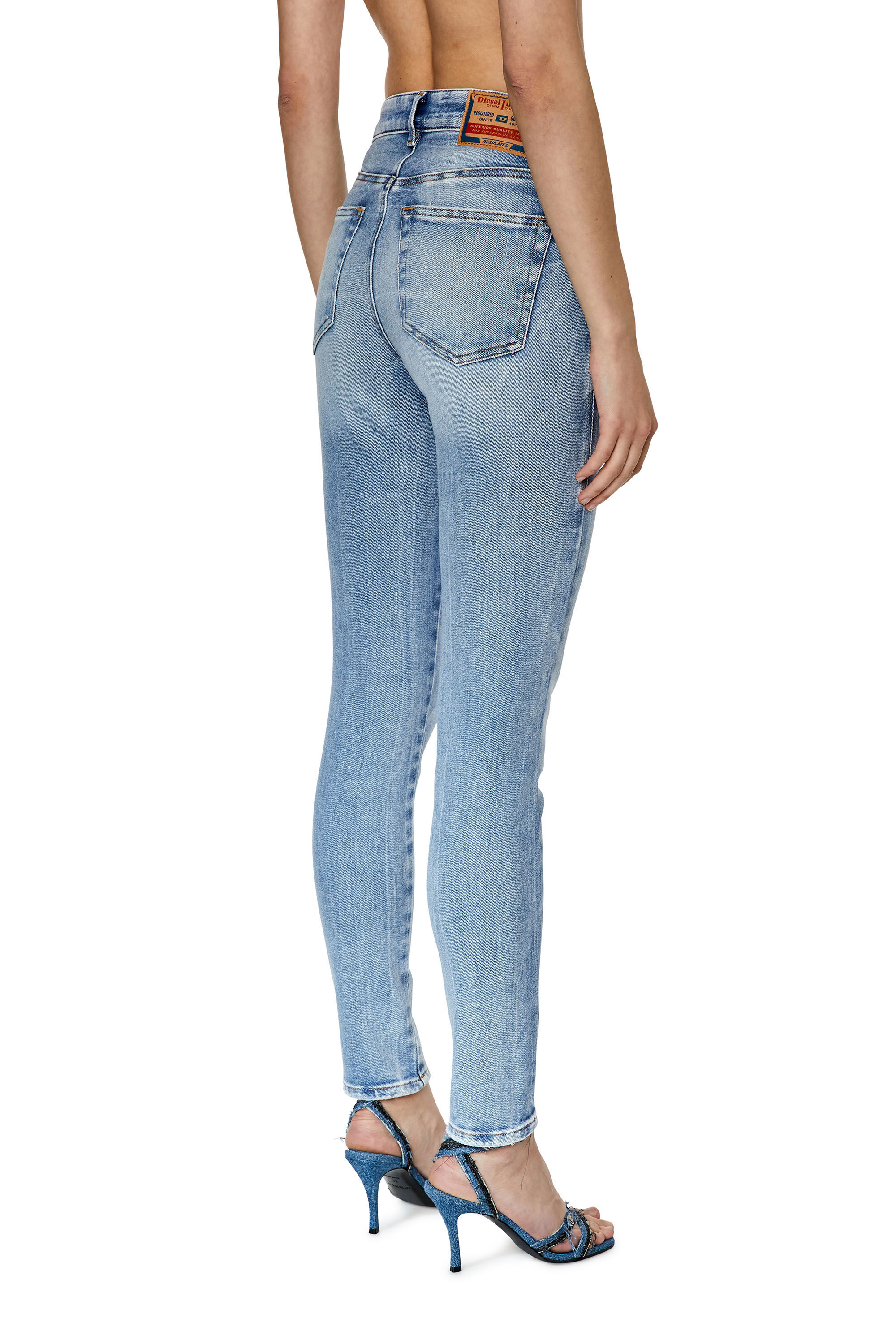 Women's Super skinny Jeans | Light blue | Diesel 2017 Slandy