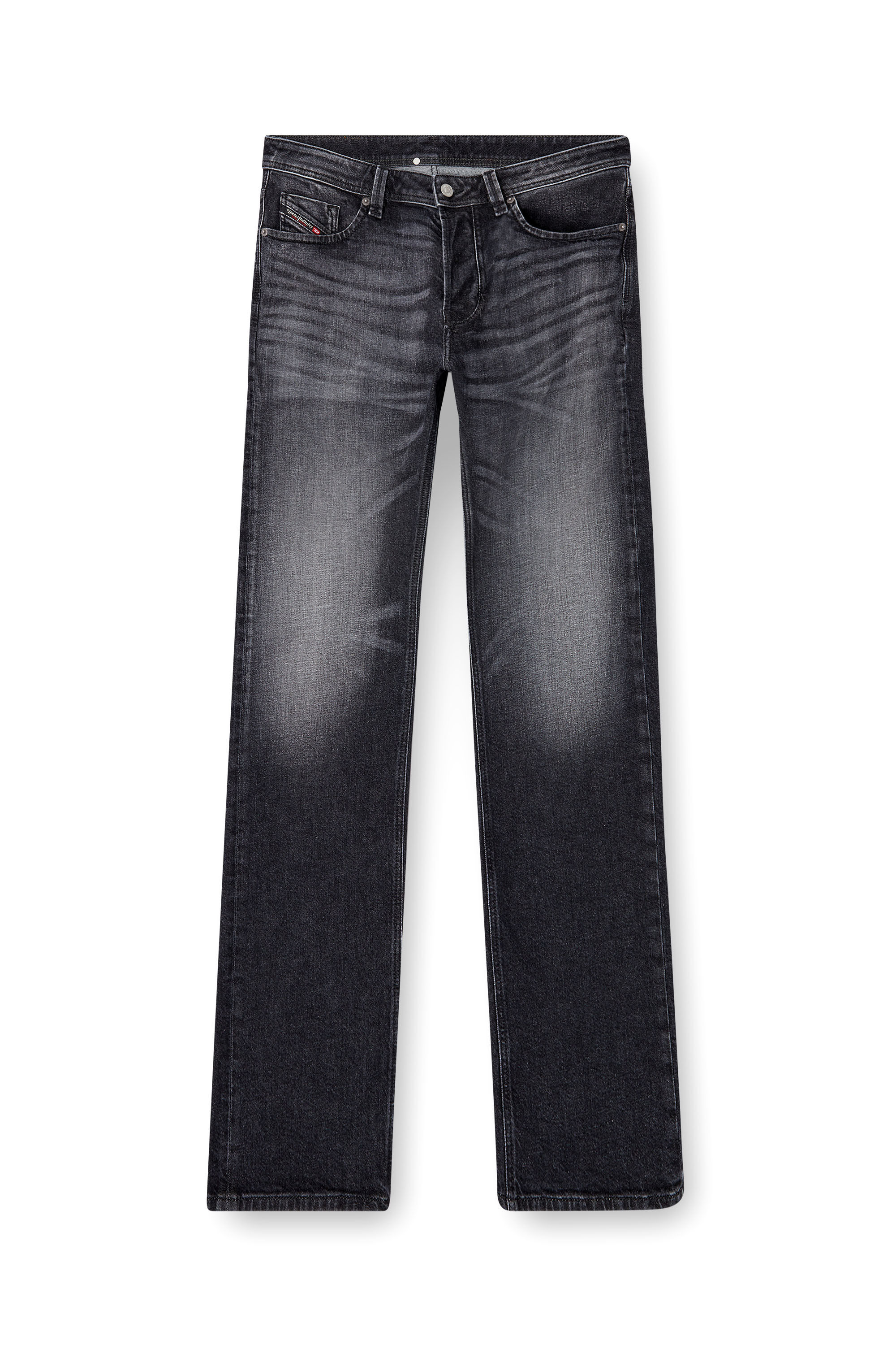 Men's Regular Jeans | Black/Dark grey | Diesel 1985 Larkee