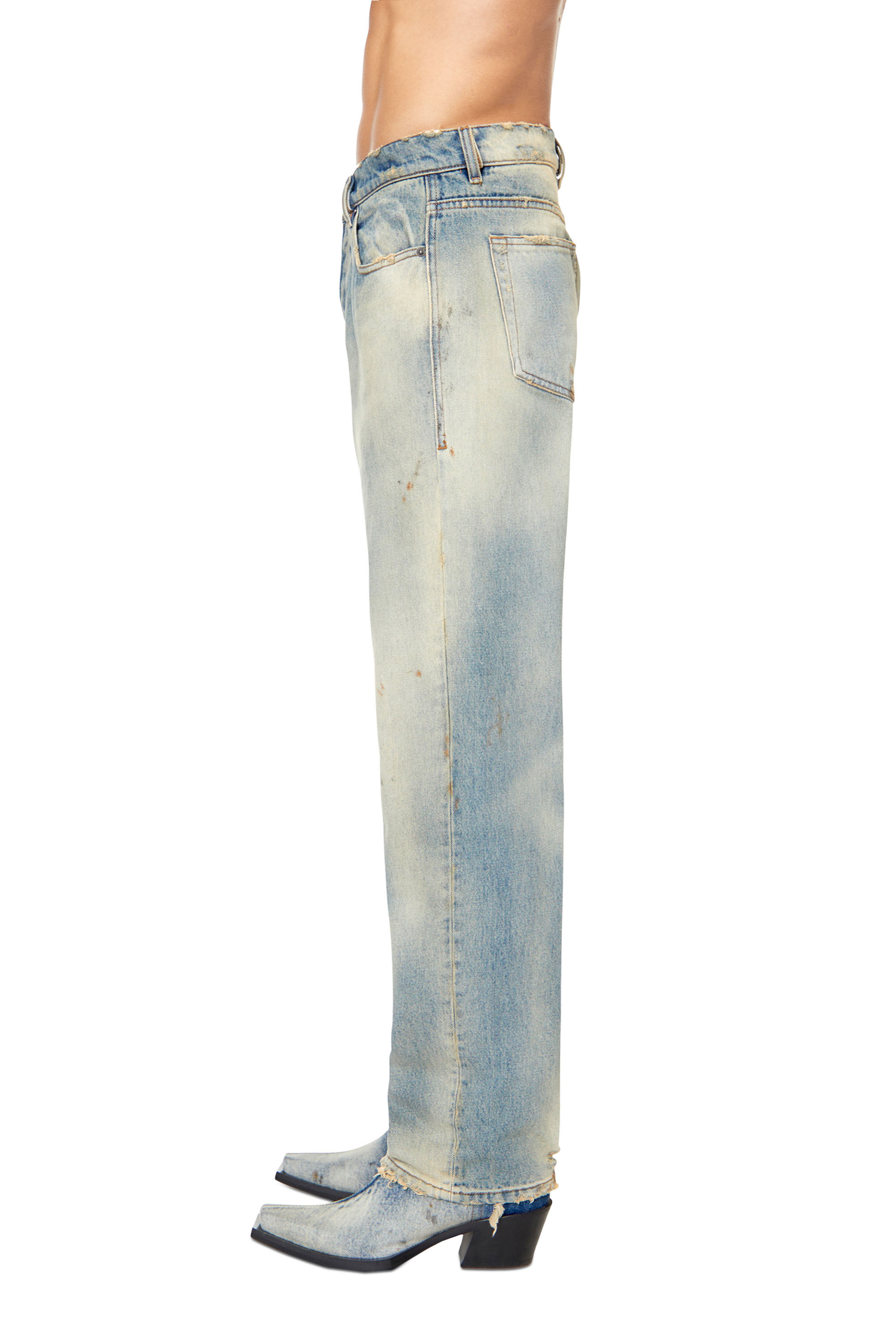 Diesel - Straight Jeans 2020 D-Viker 0ENAV, Light Blue - Image 5