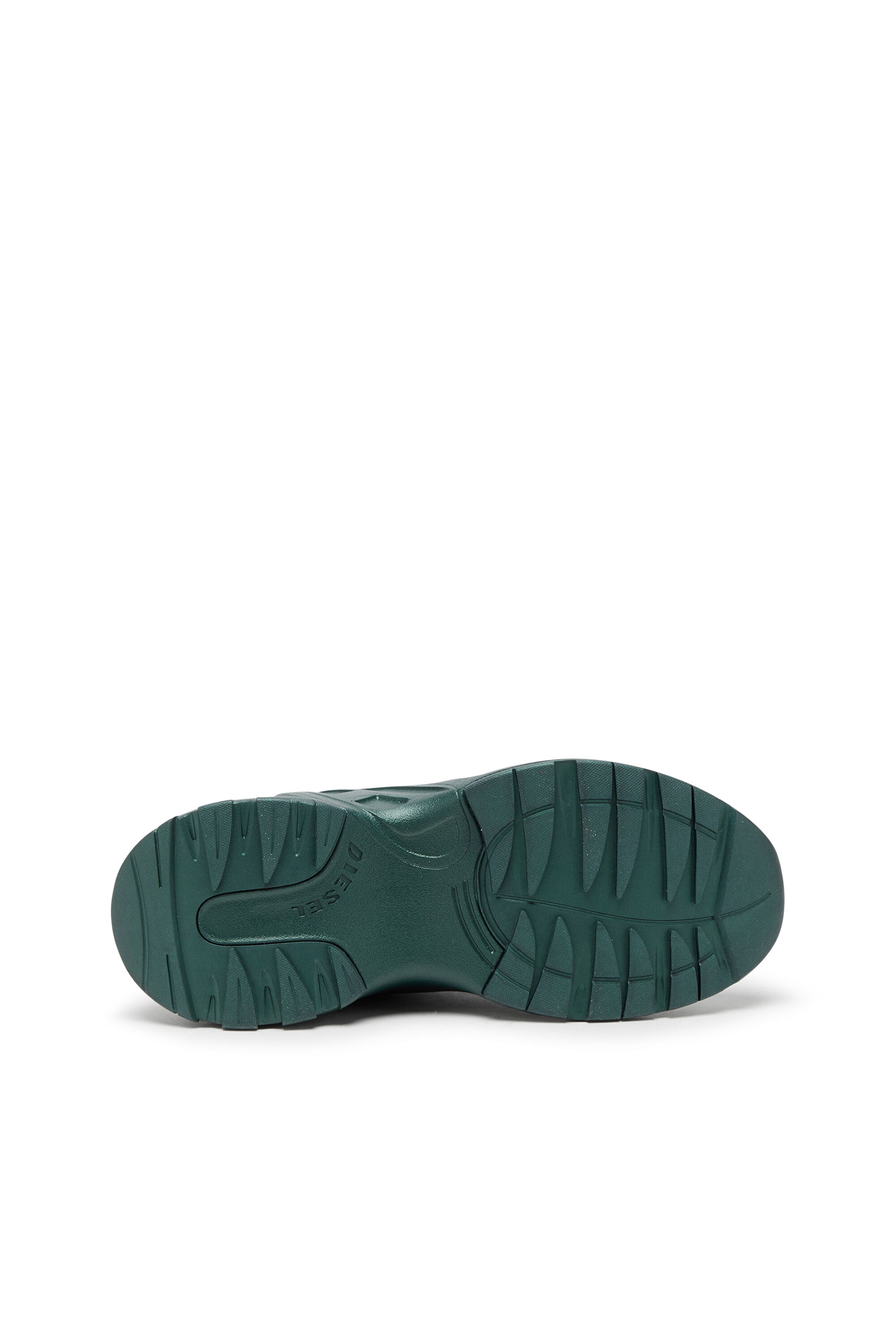 Women s S D Runner X Slip on sneakers with Oval D instep Green Diesel