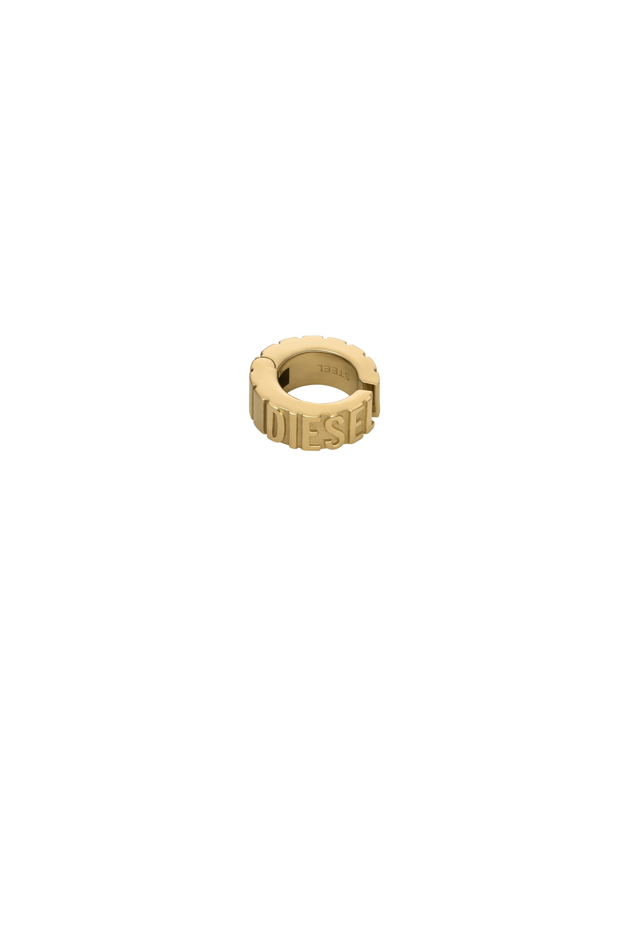 ☆DIESEL☆ Logo cuff single earring DX1565710 Diesel Dx1565710 Stainless Steel Cuff Earring Gold | eBay