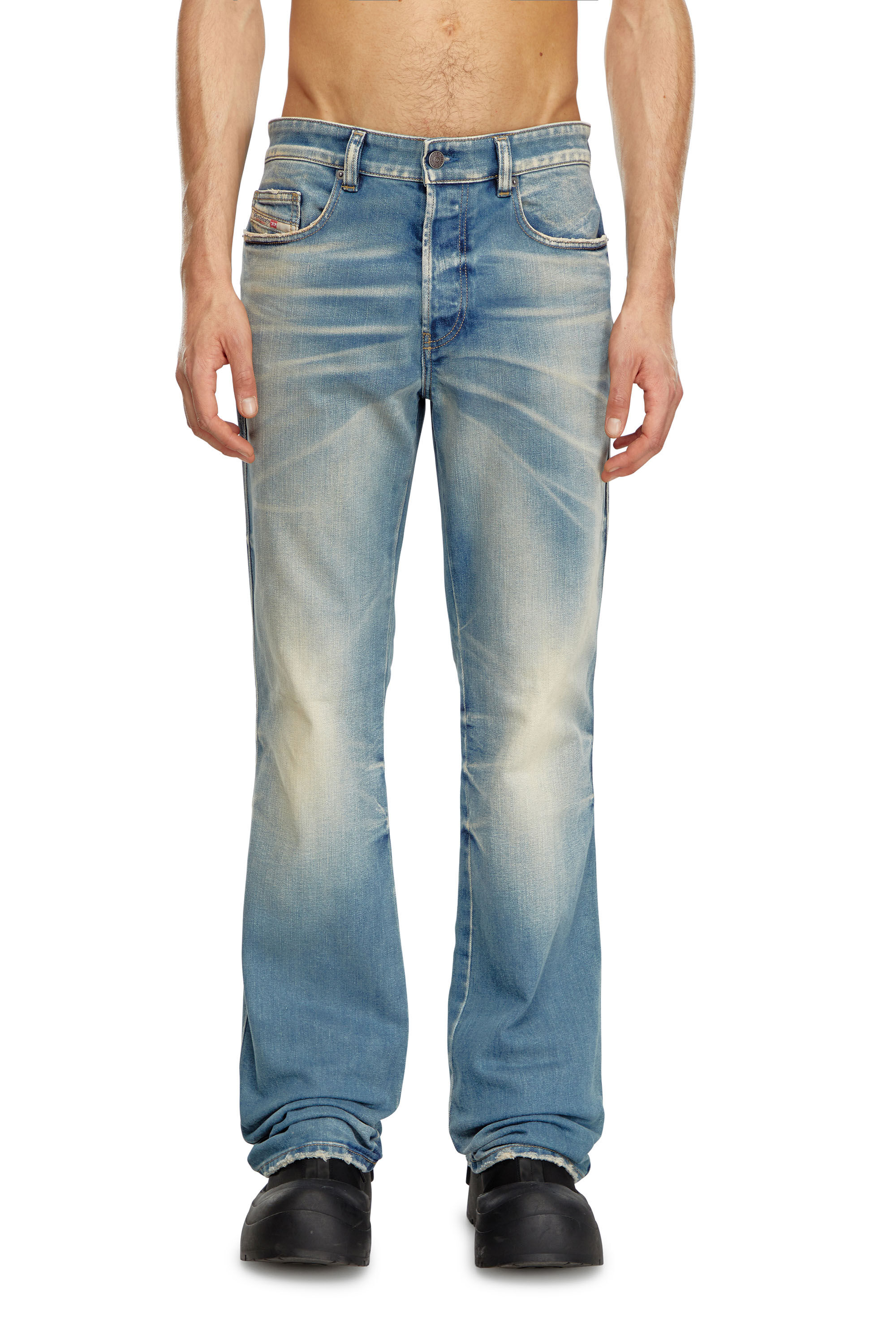 Men s Bootcut Jeans Medium blue Diesel 1998 D Buck