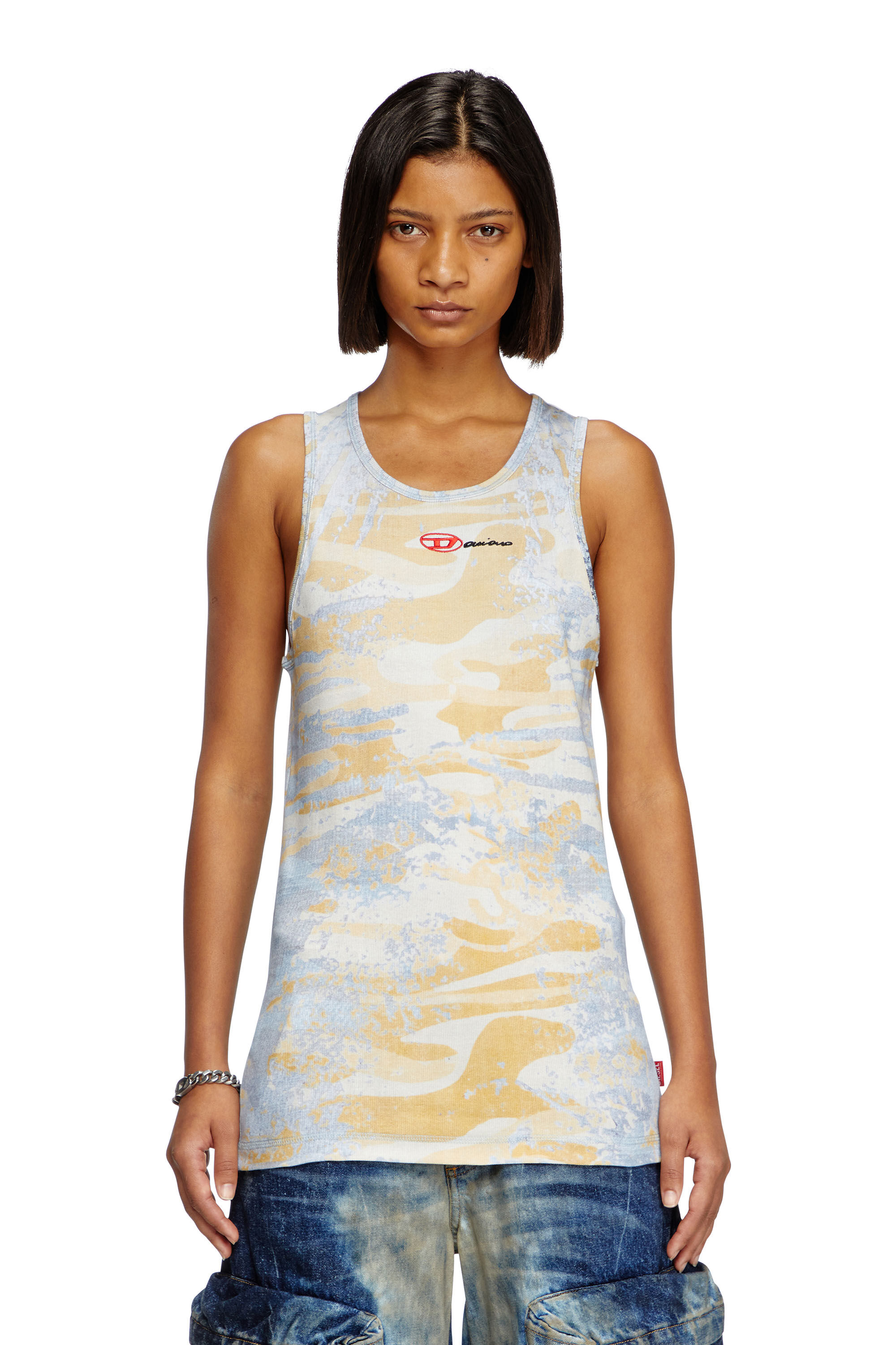 Women's camo workout tank hot sale