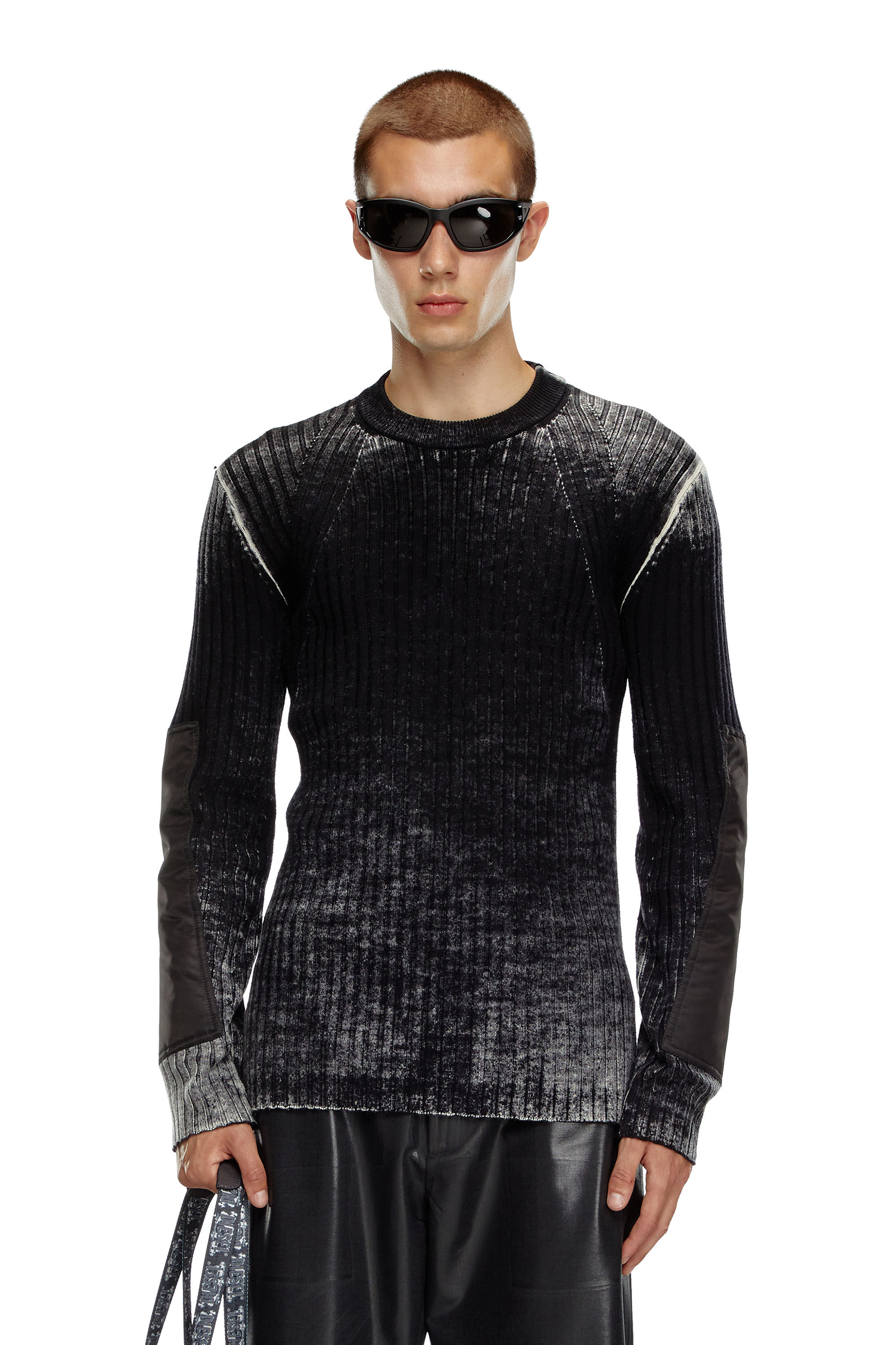 Mens wool jumpers with elbow patches clearance