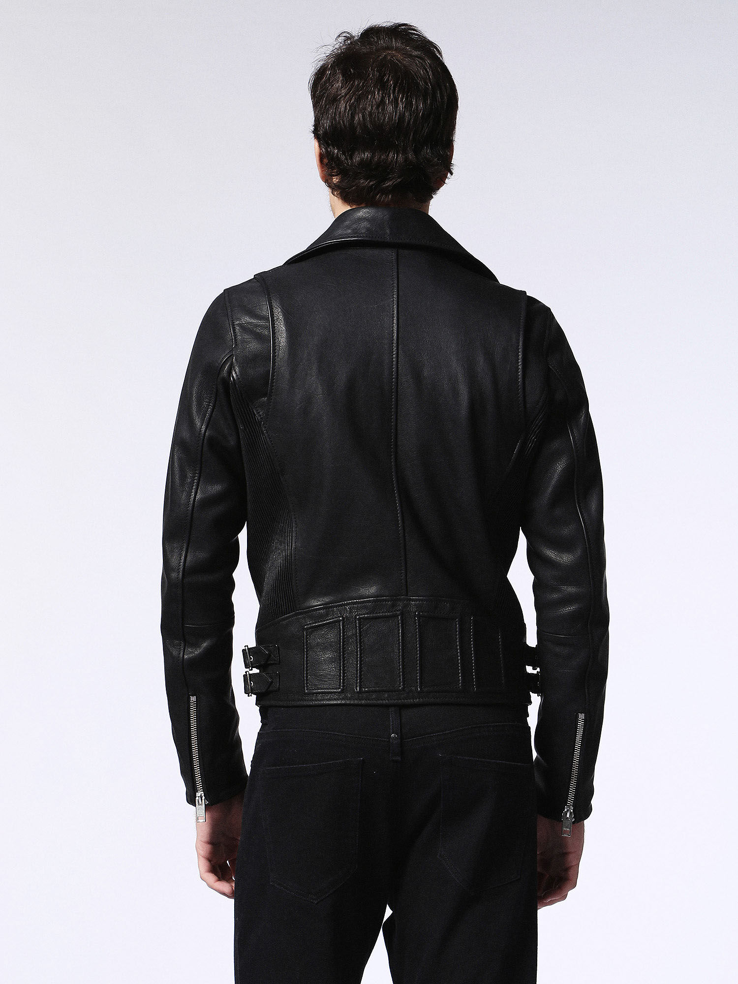 00SIYP0IAIV Leather jackets Man L-GIBSON-1 by Diesel Black 00SIYP0IAIV Leather jackets Man L-GIBSON-1 by Diesel Black