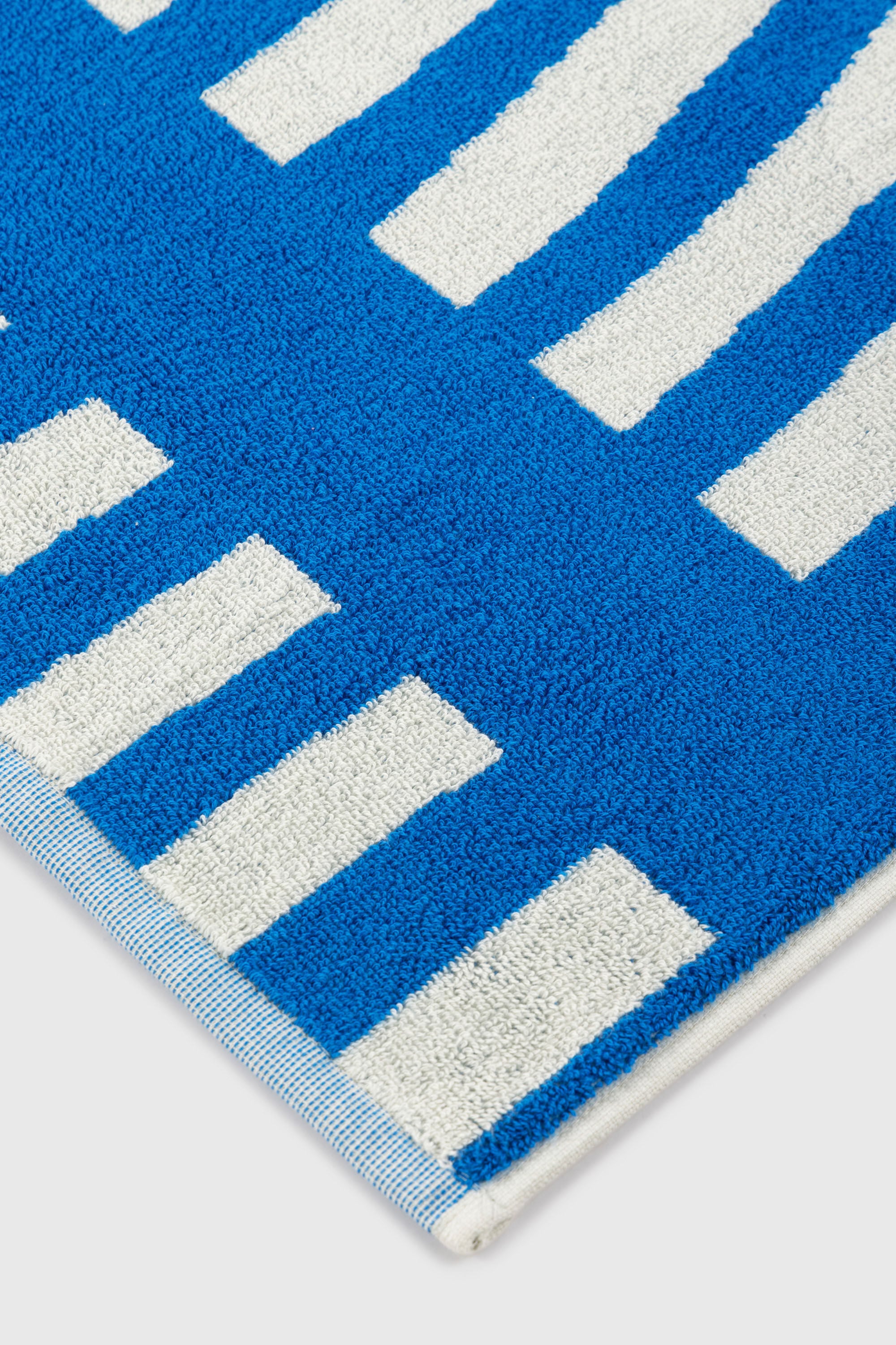 Diesel - 1018164 STRIPES GREY/BLUE TOWEL, Unisex's Terry towel 100x180 cm in Blue - 2