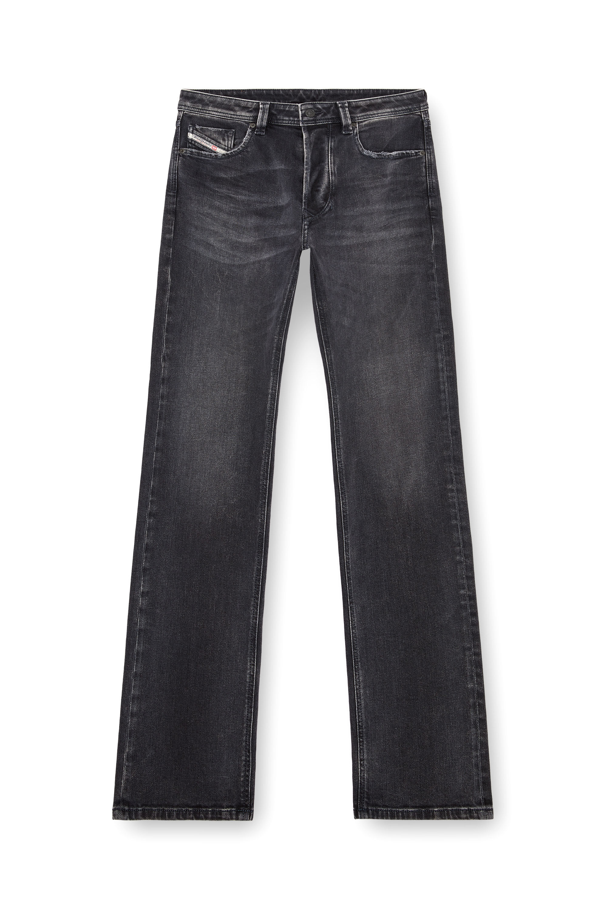 Men's Regular Jeans | Black/Dark grey | Diesel 1985 Larkee