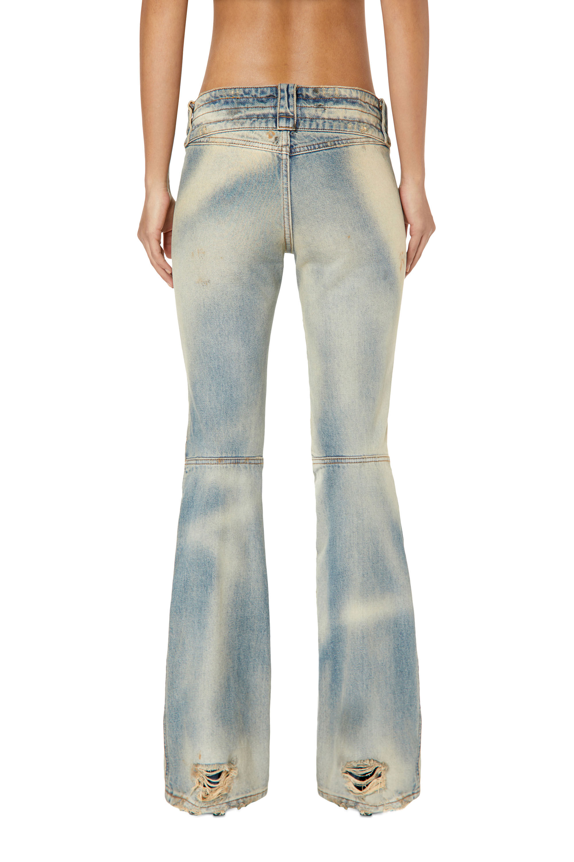 Belthy 0ENAF Woman Bootcut and Flare Medium blue Jeans Diesel