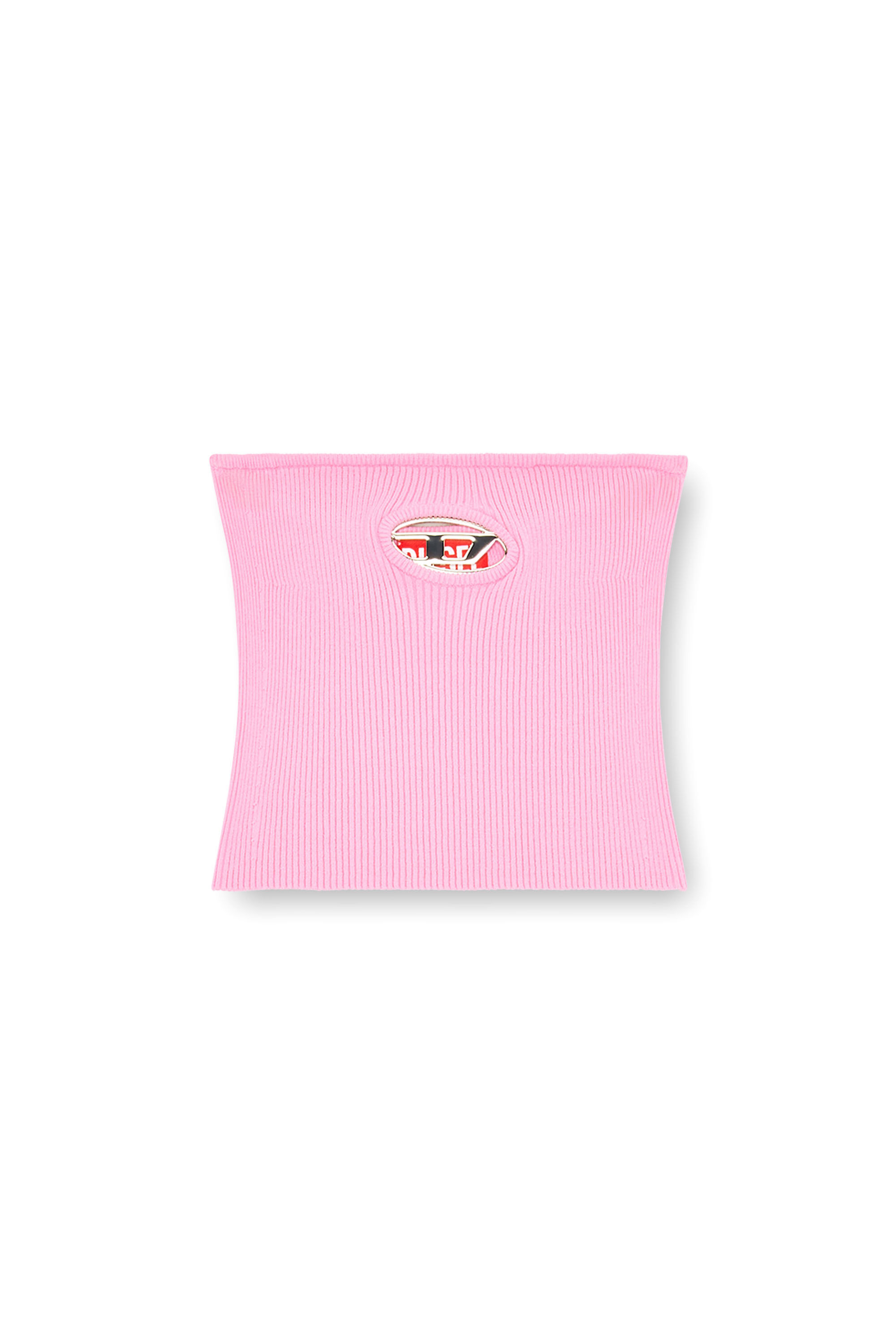 Diesel - M-CLARKSVILLEX, Woman's Tube top with logo plaque in Pink - 2