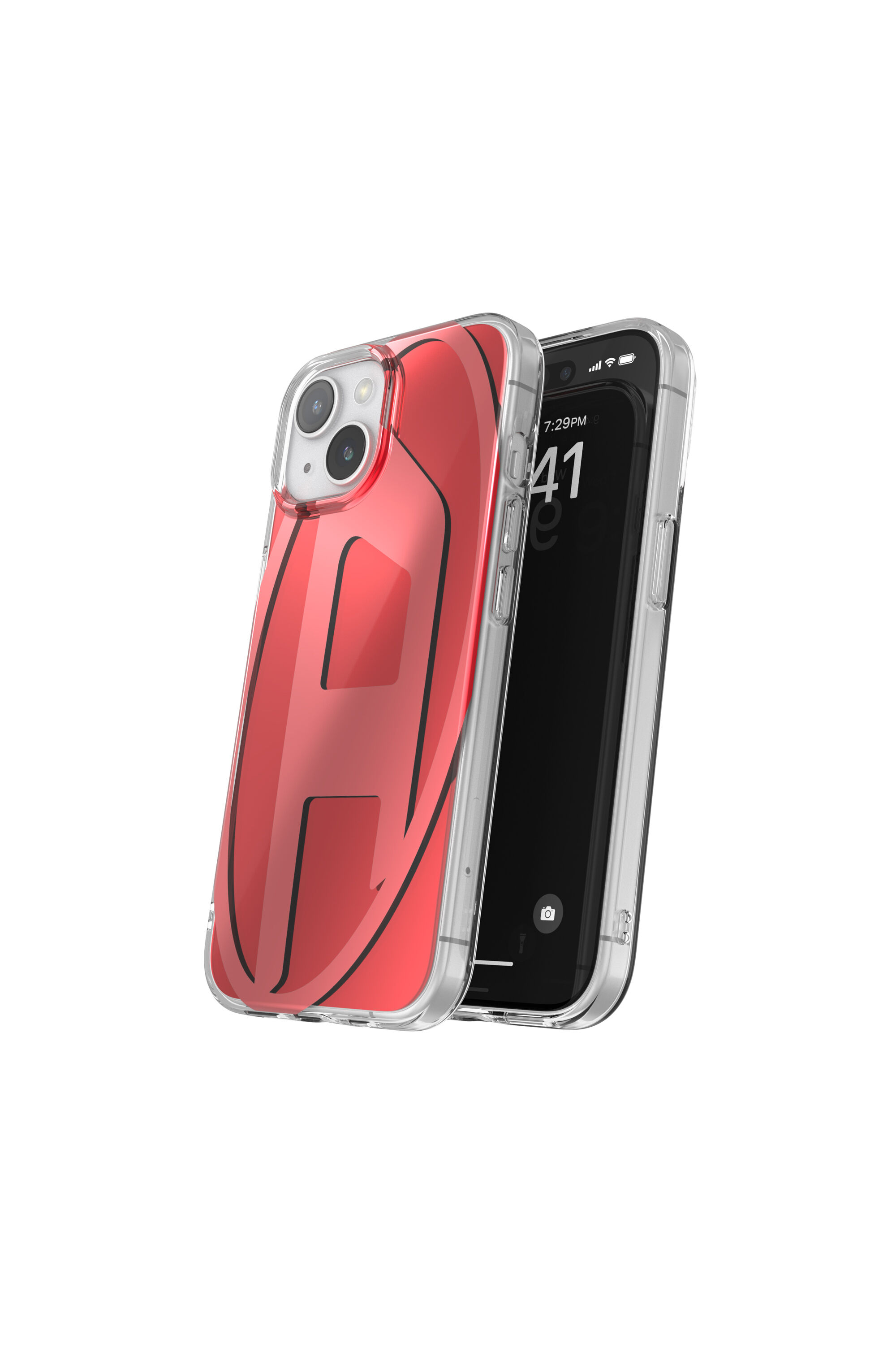 Women's Oval D Case for iP 15 | Red | Diesel