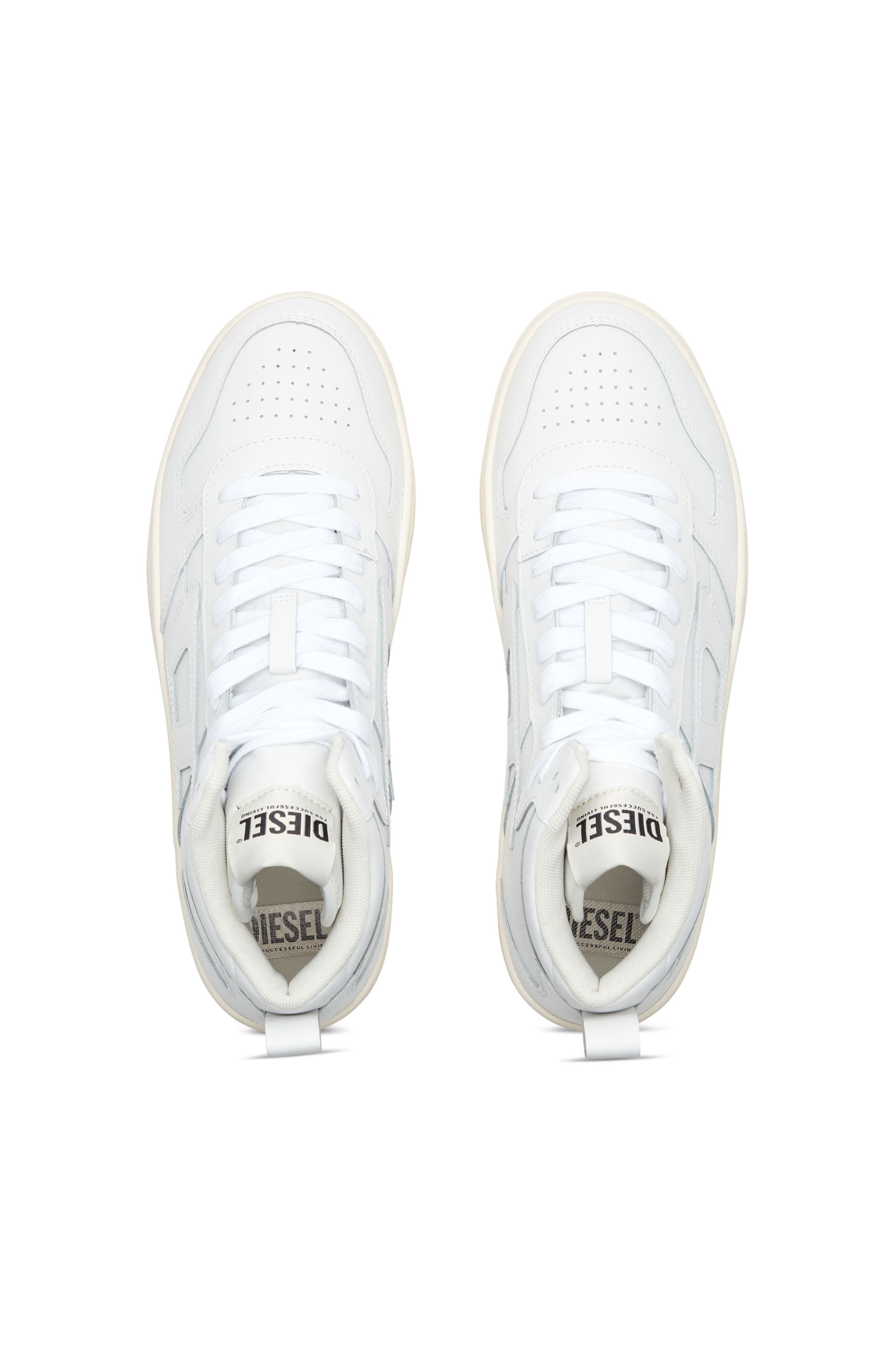 Men s S Ukiyo High top sneakers in leather White Diesel