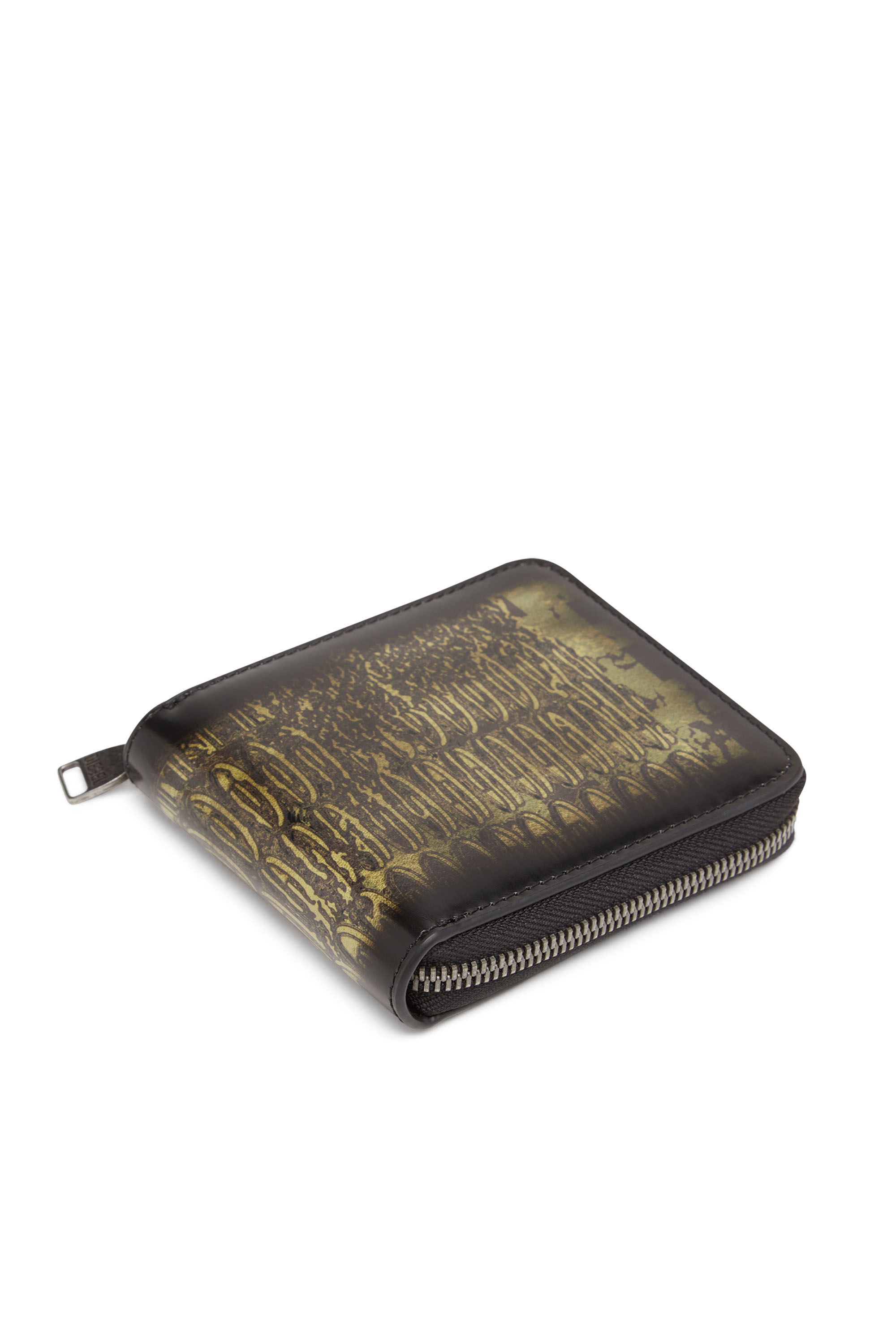Diesel - BI-FOLD COIN ZIP XS, Black/Green - Image 4