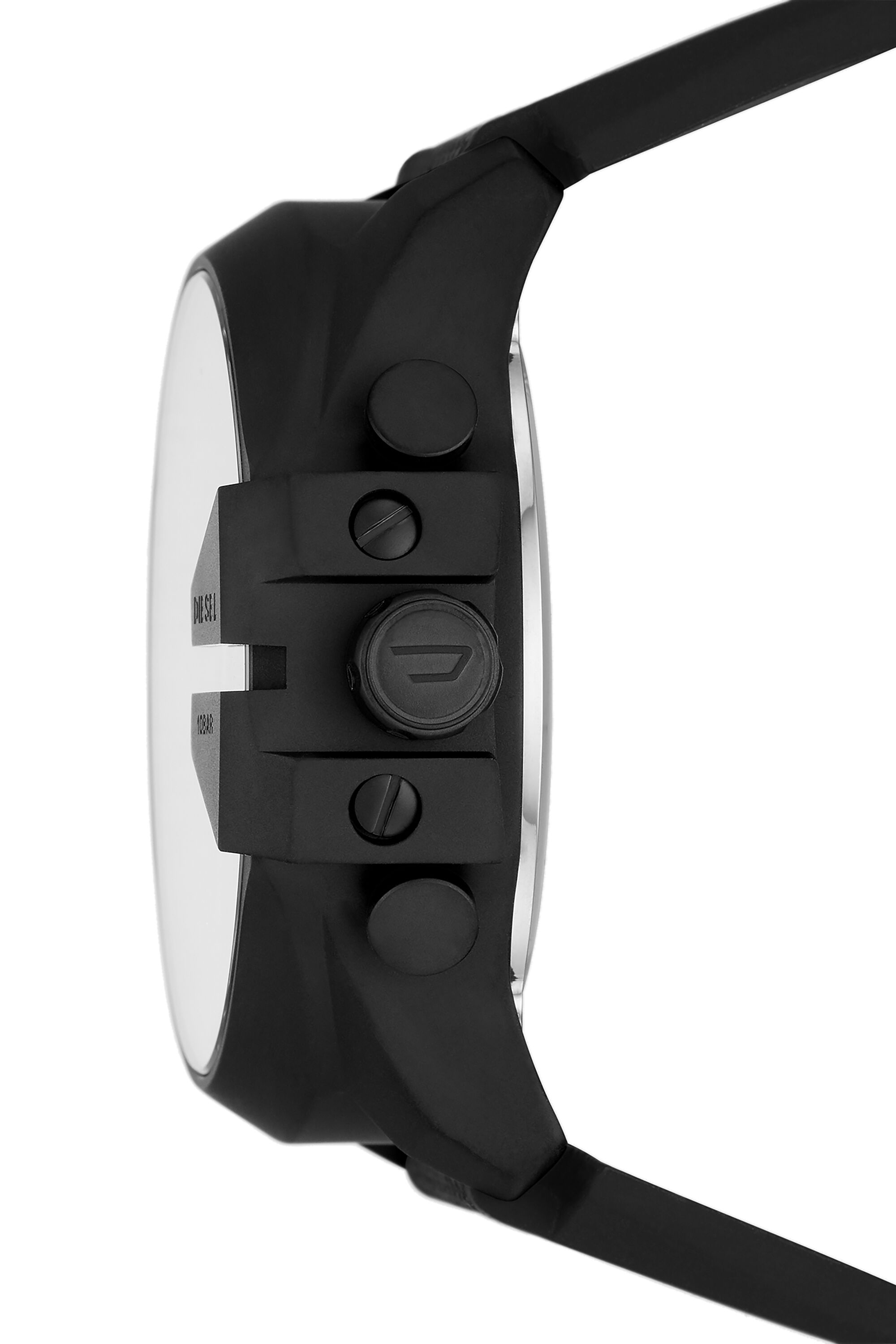 DZ4548 Man Mega Chief analog digital black silicone watch Diesel