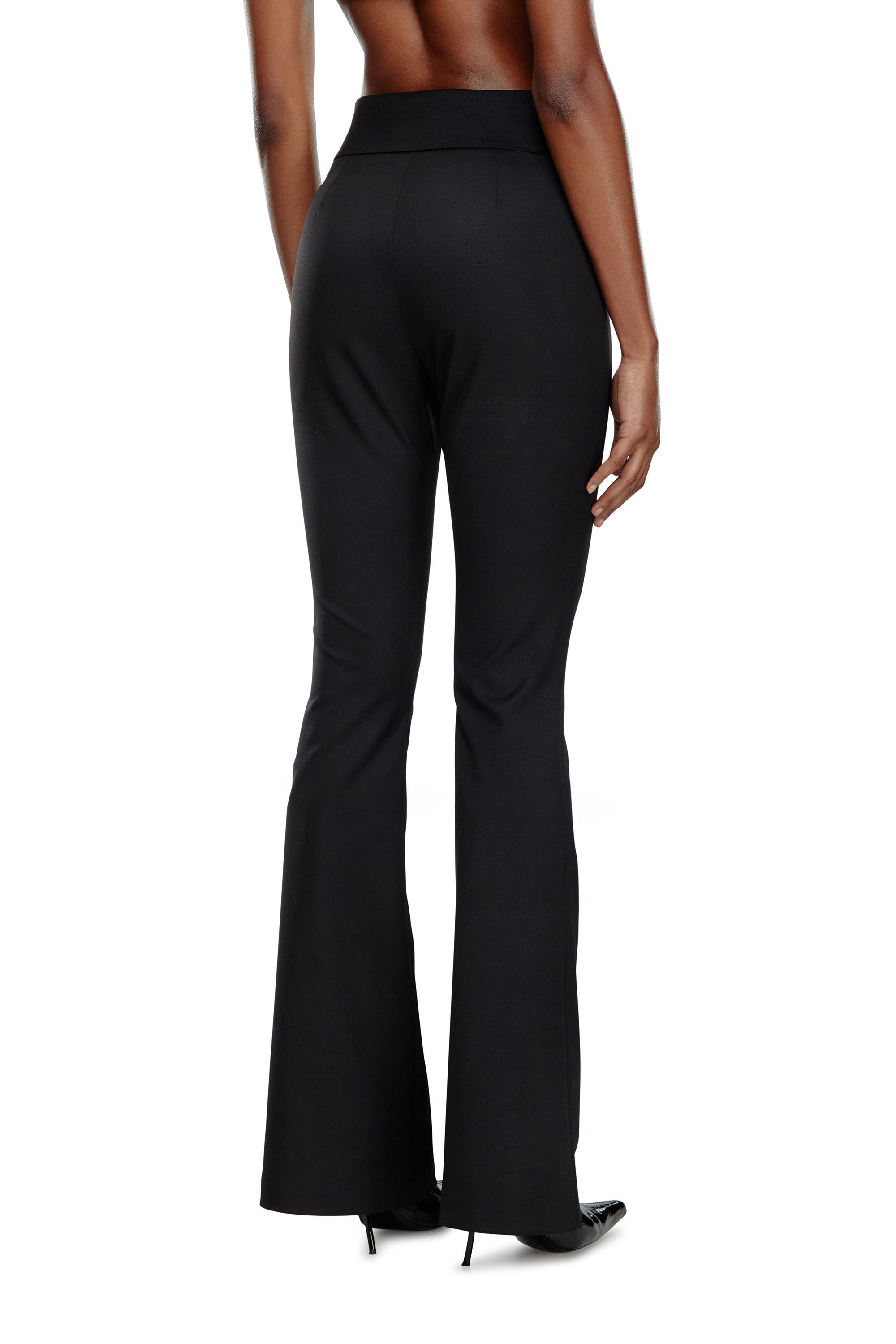 パンツ ETRO Woman Pants Black 122438034 001 Pinko Hulka viscose blend stretch flare-fit trousers for