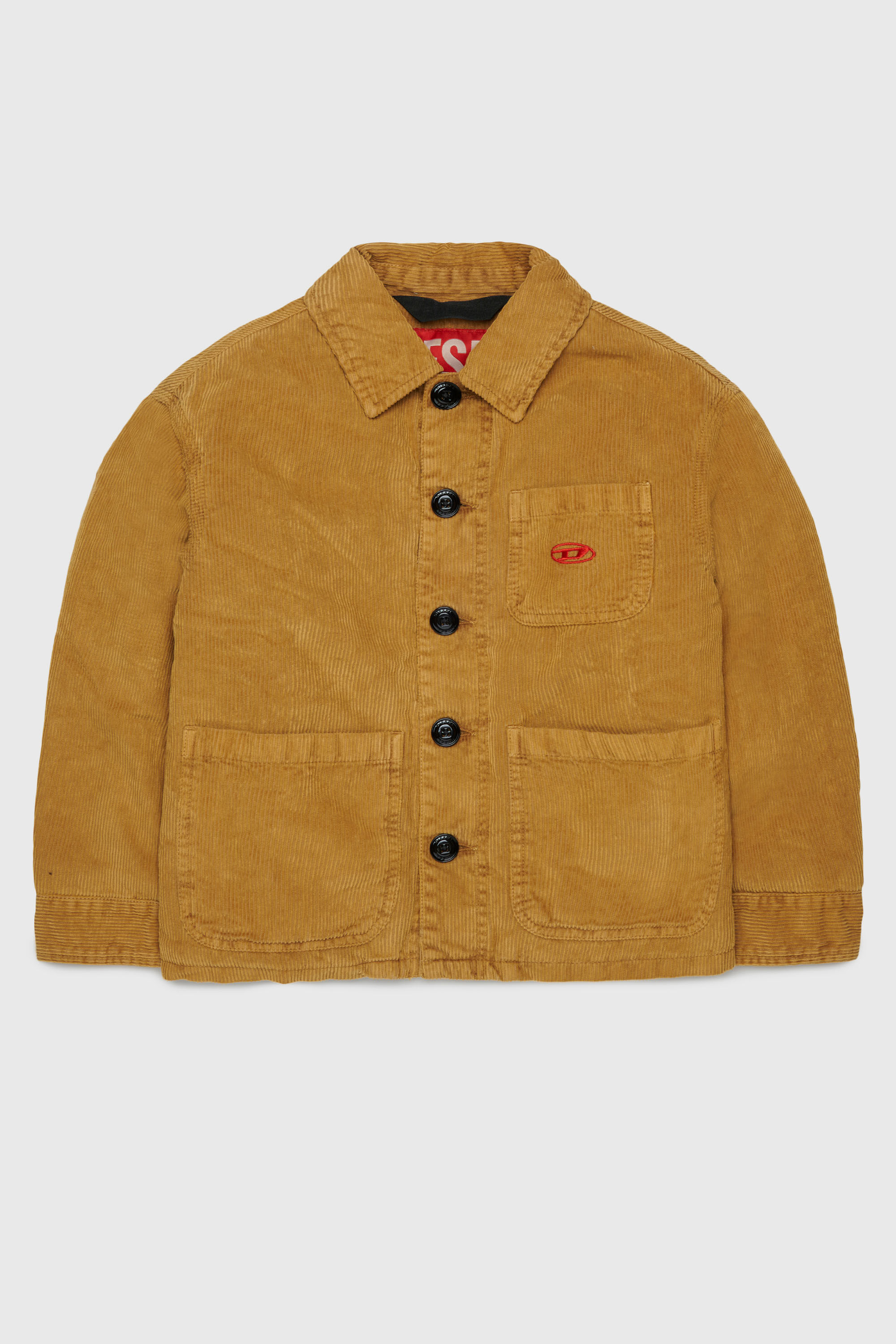 Diesel - JMILL, Man's Corduroy shirt jacket in Brown - 1