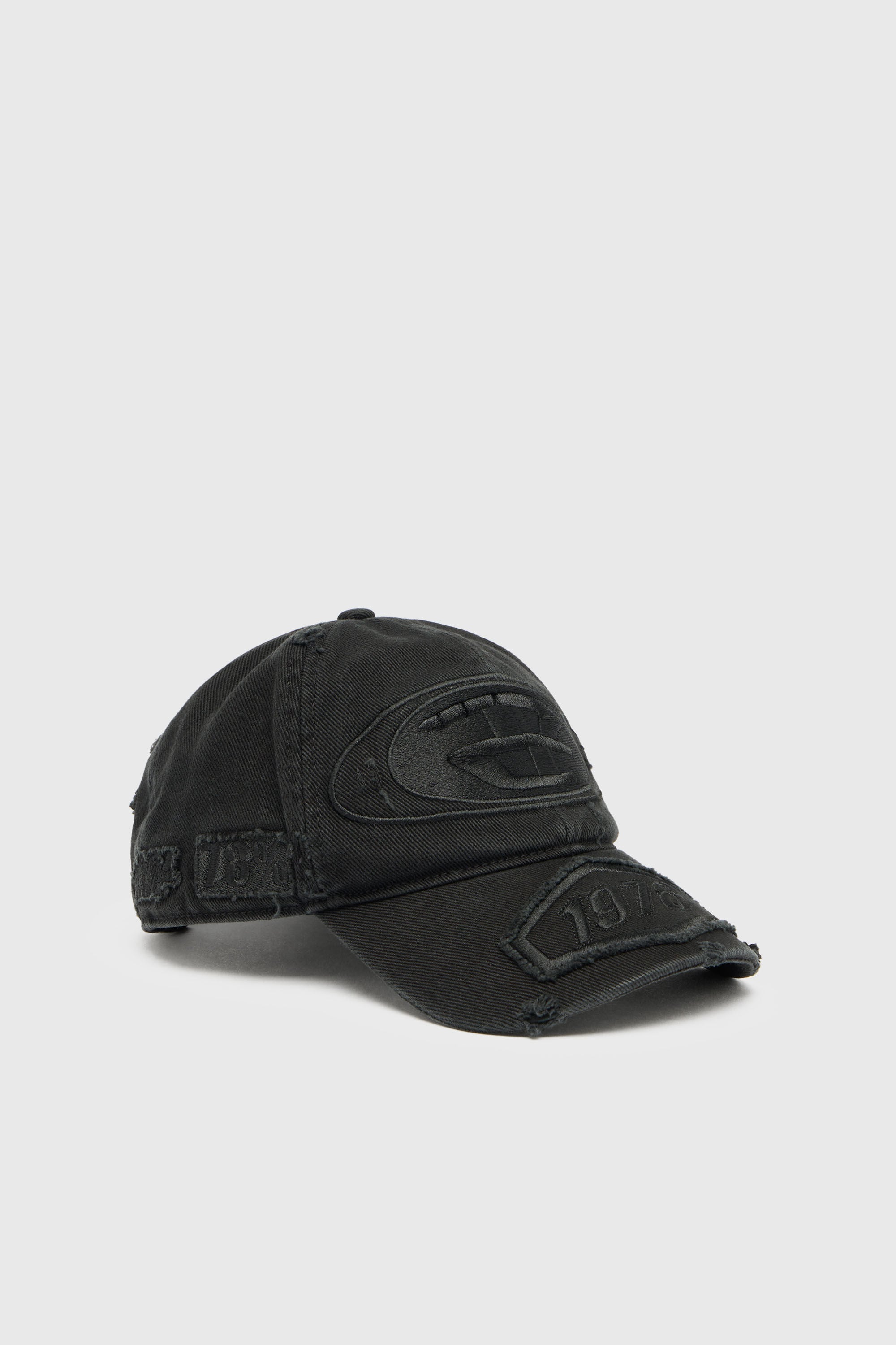 Diesel - C-BRAFF, Unisex's Baseball cap with embroidered patches in null - 1