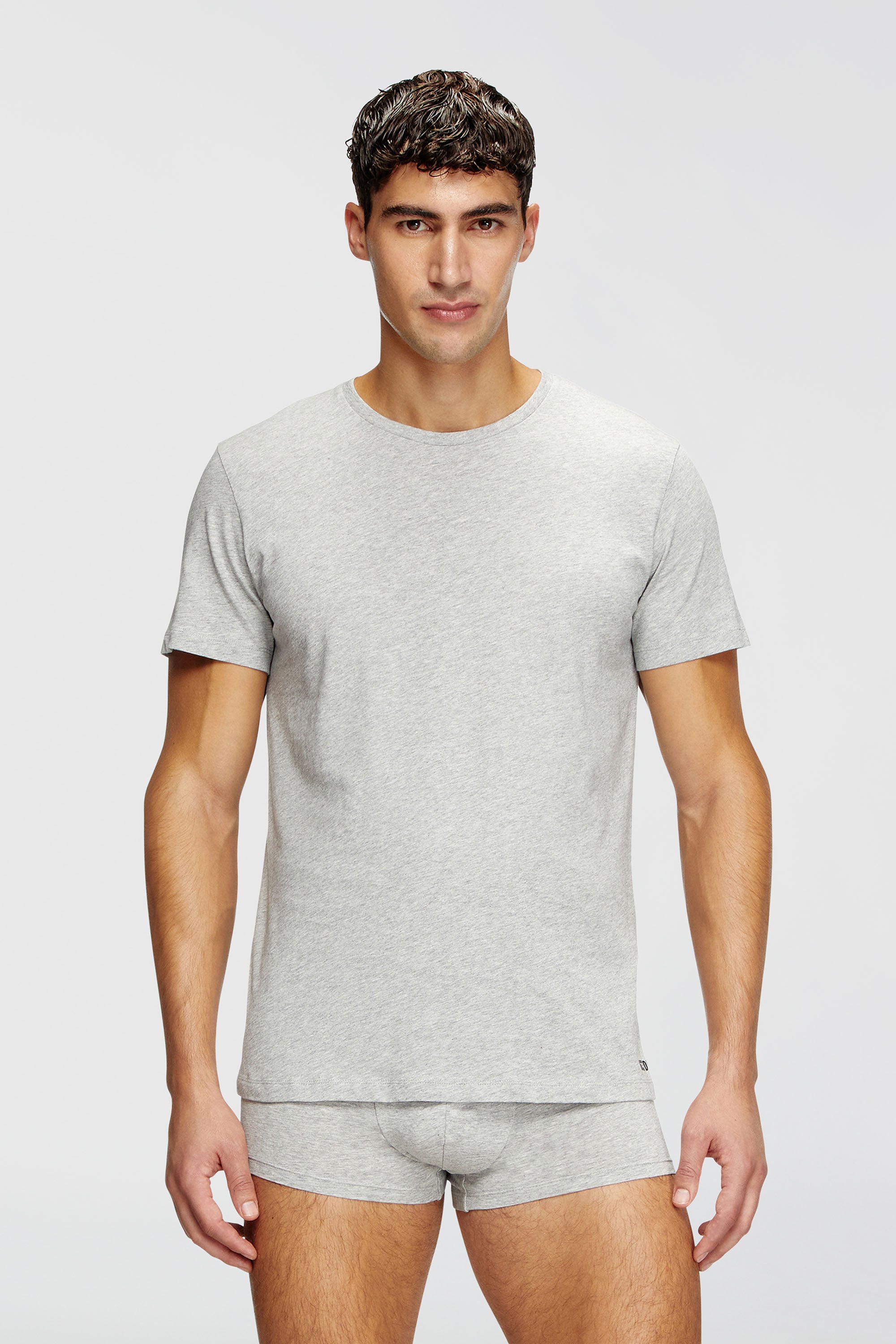 Diesel - RANDAL-D-BOX-3PACK, Man's Three-pack of T-shirts in Grey/Black - 3