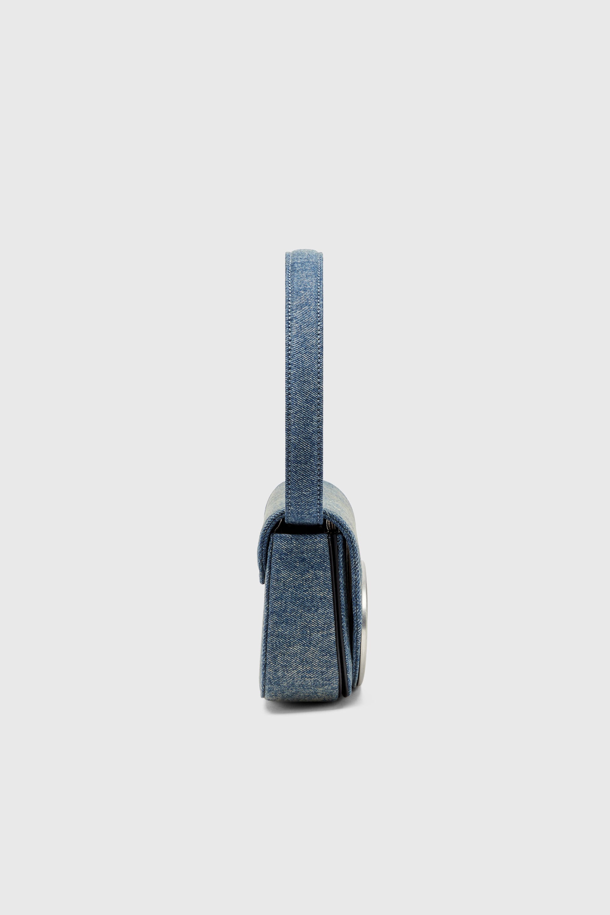 Diesel - 1DR, Woman's 1DR-Iconic shoulder bag in solarised denim in Blue - 5