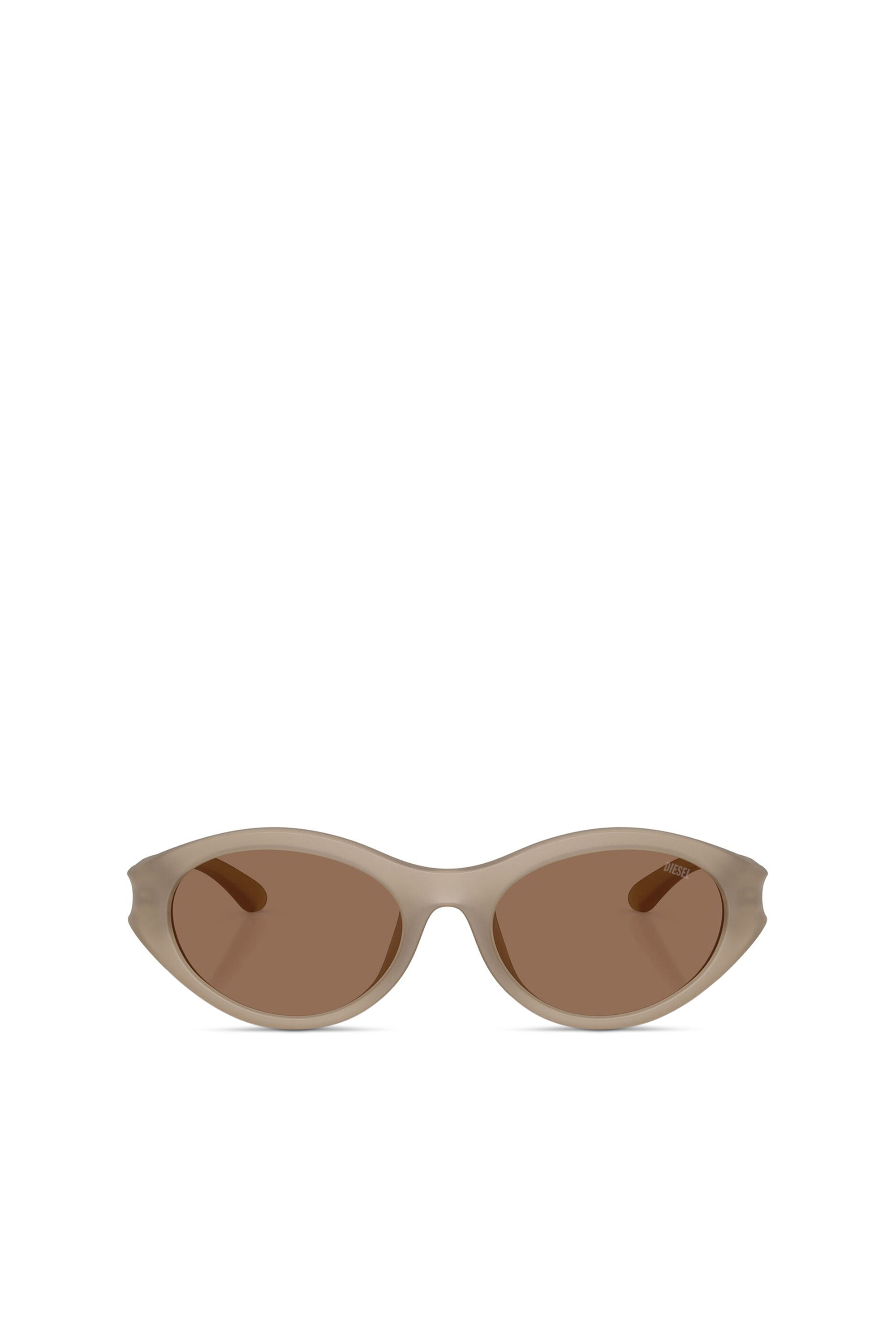 Women's Oval sunglasses | Beige | Diesel