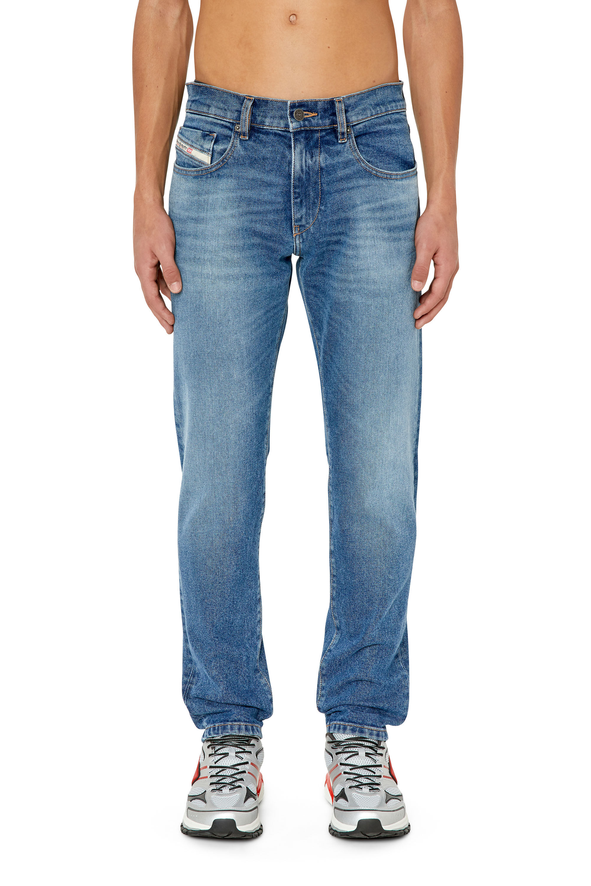 Diesel - Slim Jeans 2019 D-Strukt 0NFAJ, Medium blue - Image 3