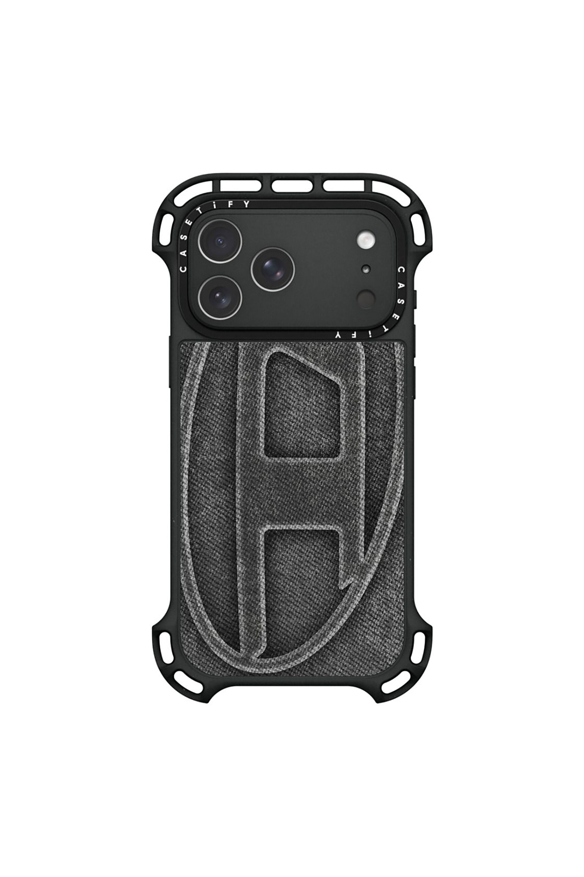 Women's Oval D case for iPhone 17 Pro Max | Black | Diesel