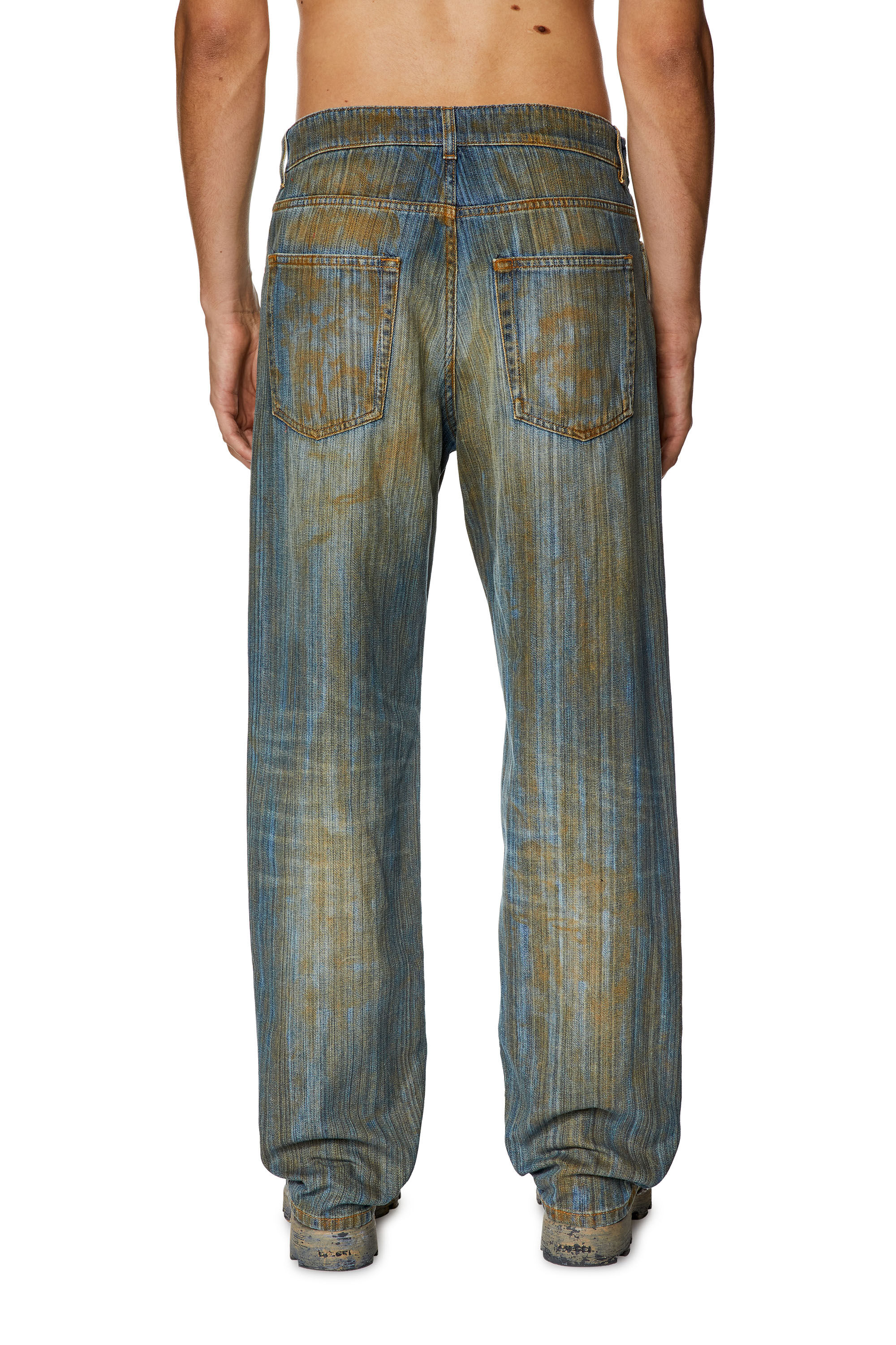 Men s Straight Jeans Medium blue Diesel 2010 D Macs