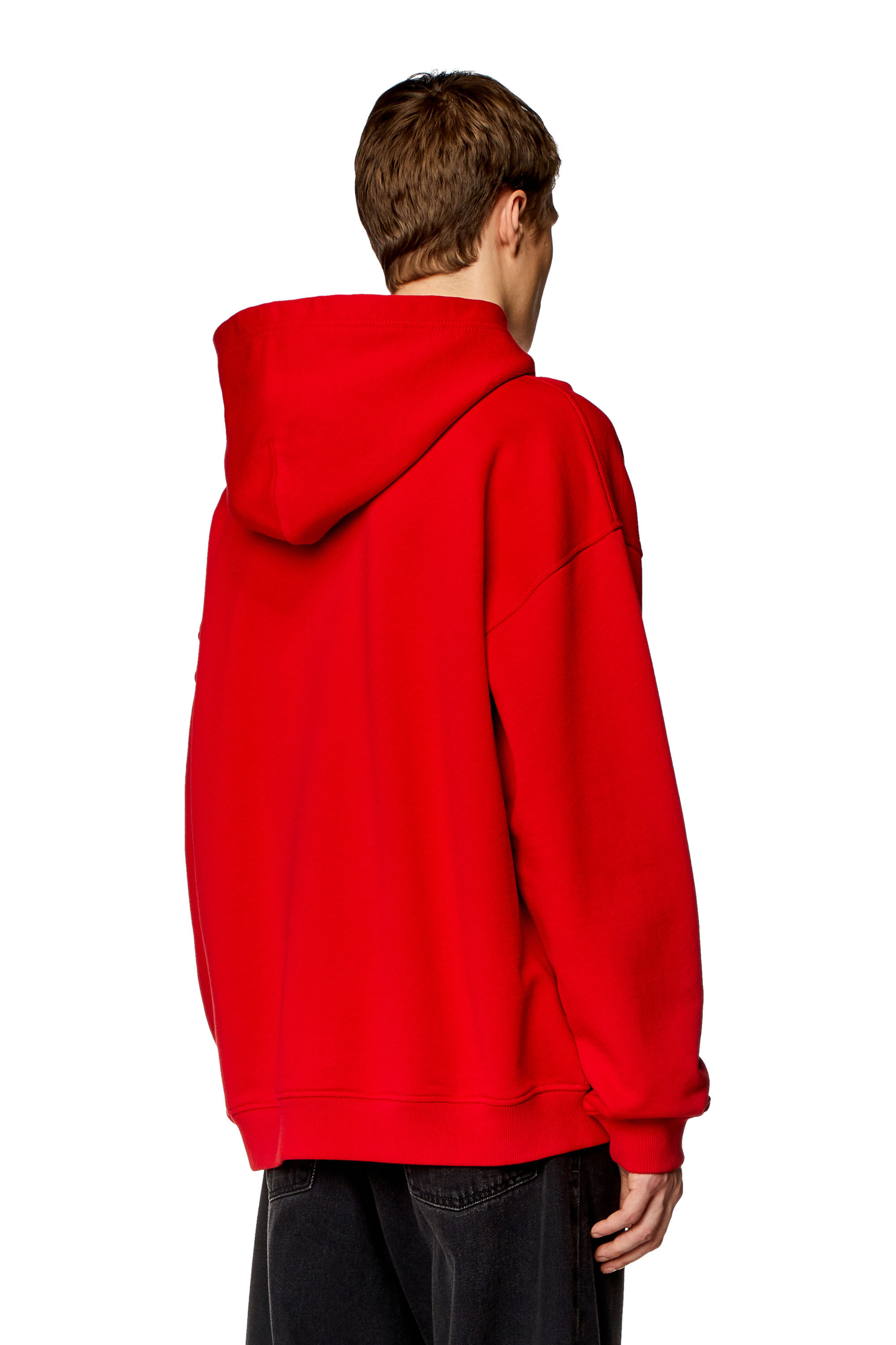 Oversized red hoodie 2025