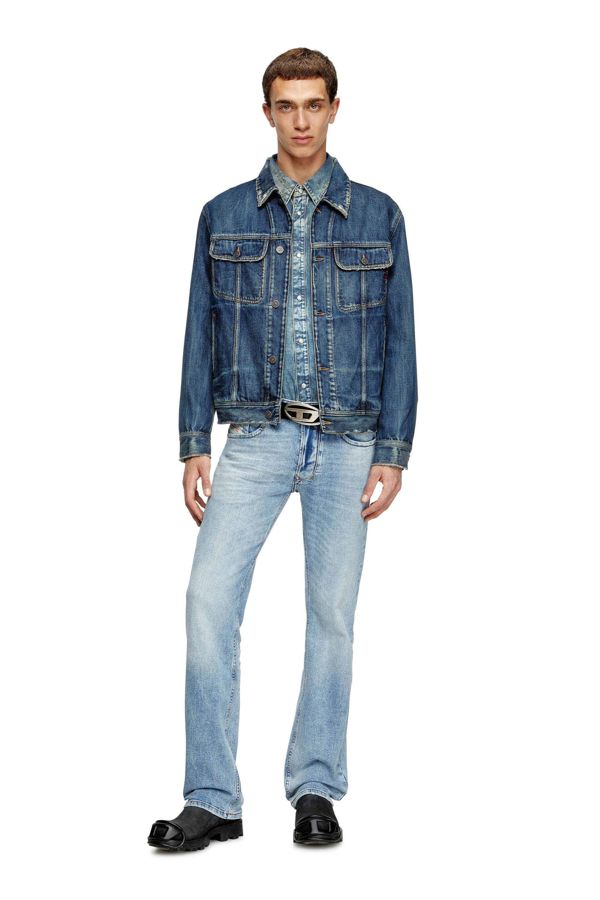 Men's Regular Jeans | Light Blue | Diesel 1985 Larkee