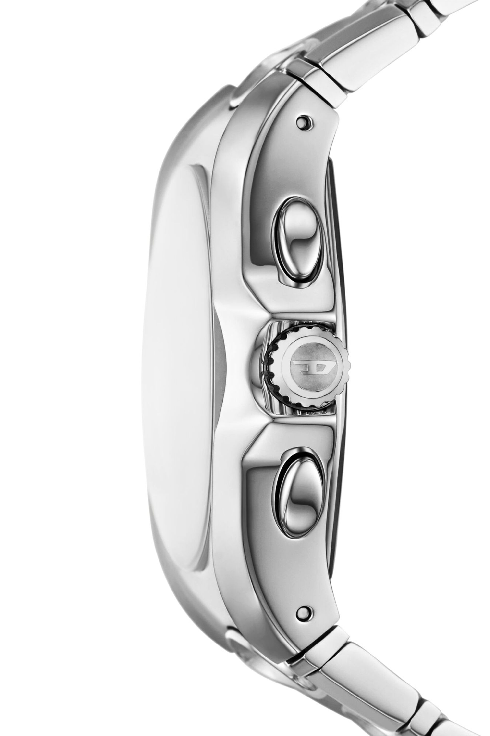 純銀　銀盃　46g Men's Mega Chief Slim Stainless Steel Watch | Gold | Diesel