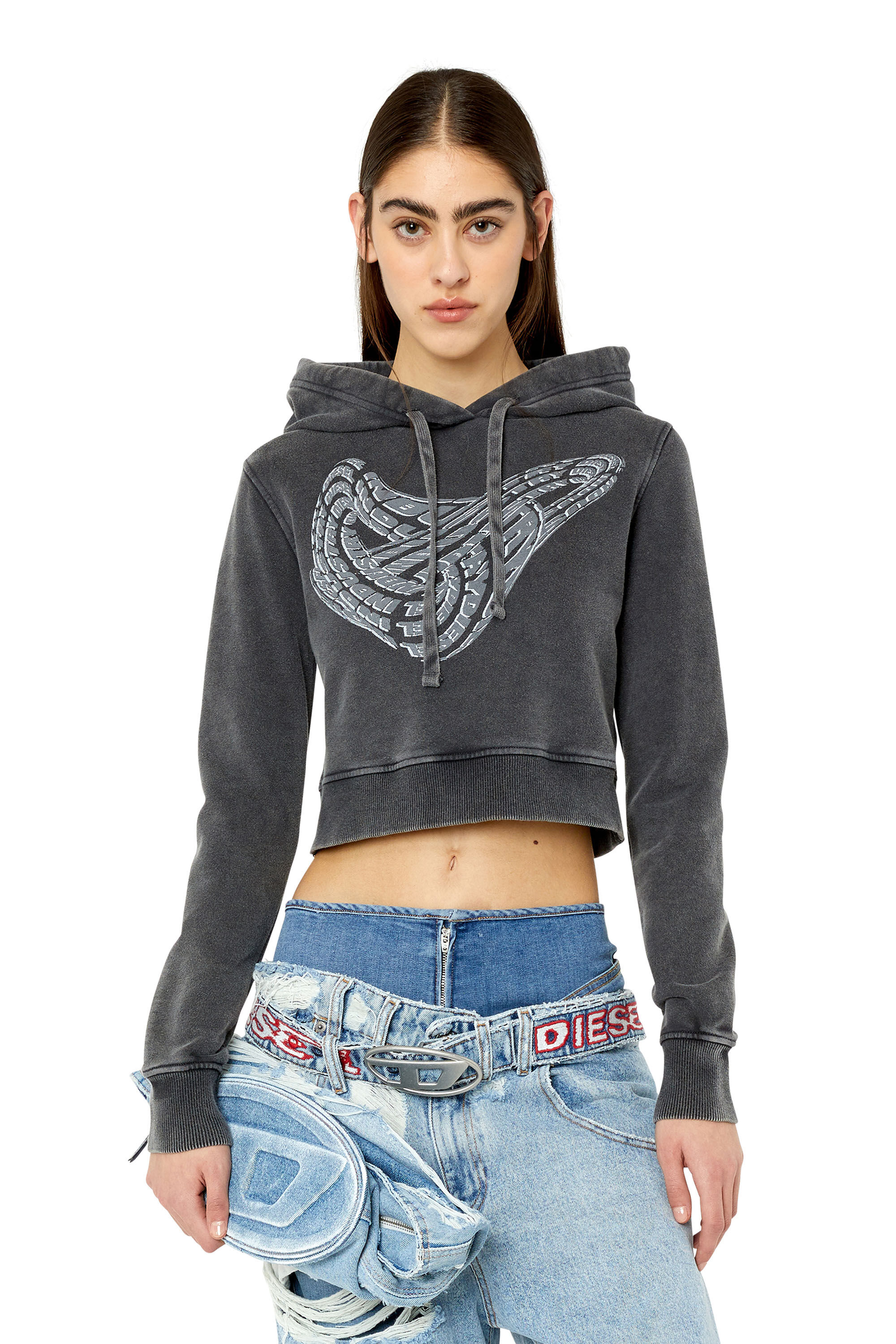Diesel - F-SLIMMY-HOOD-G1, Black - Image 3