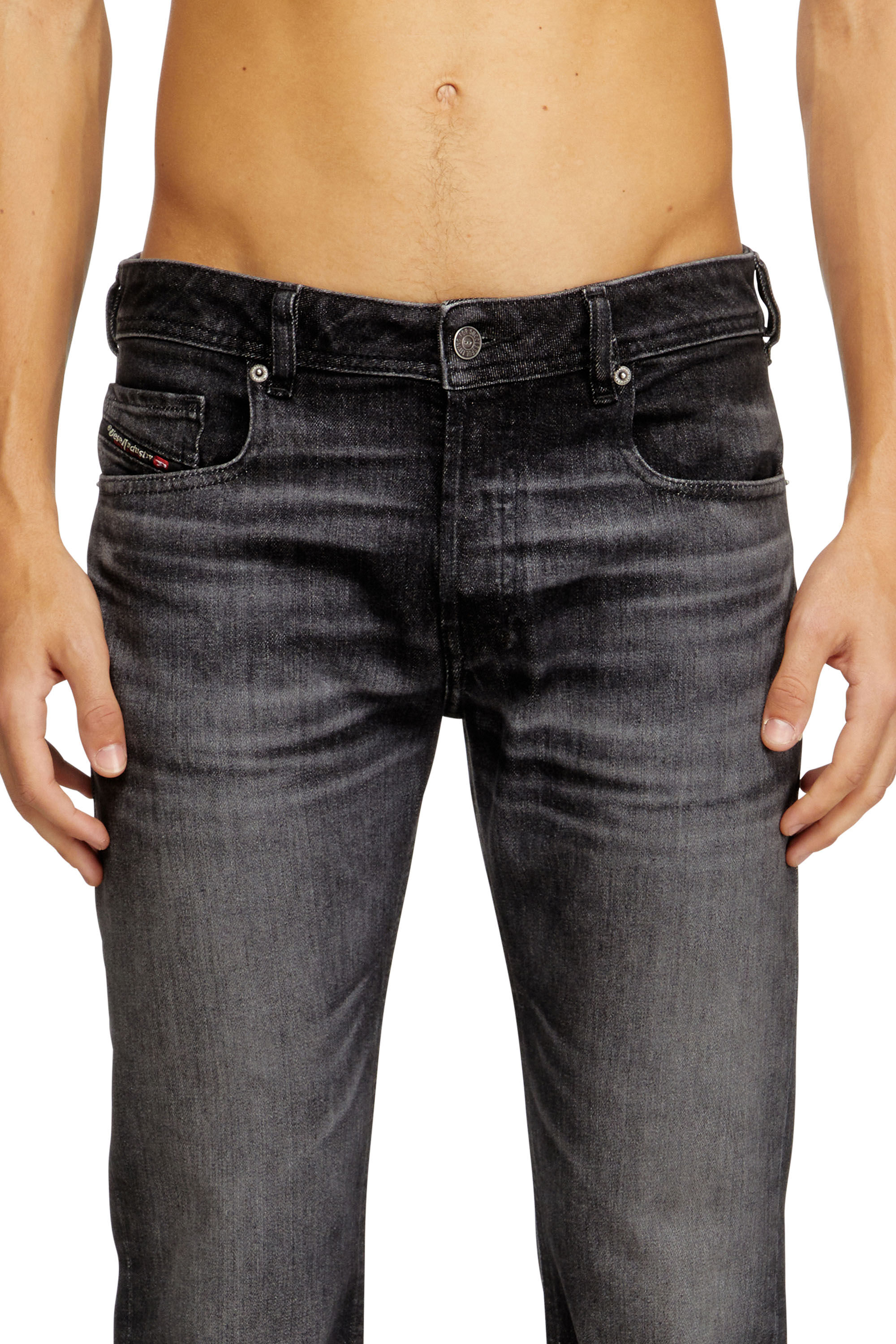 Diesel - Man's Bootcut Jeans 2007 Zatiny 09N48, Black/Dark grey - 5