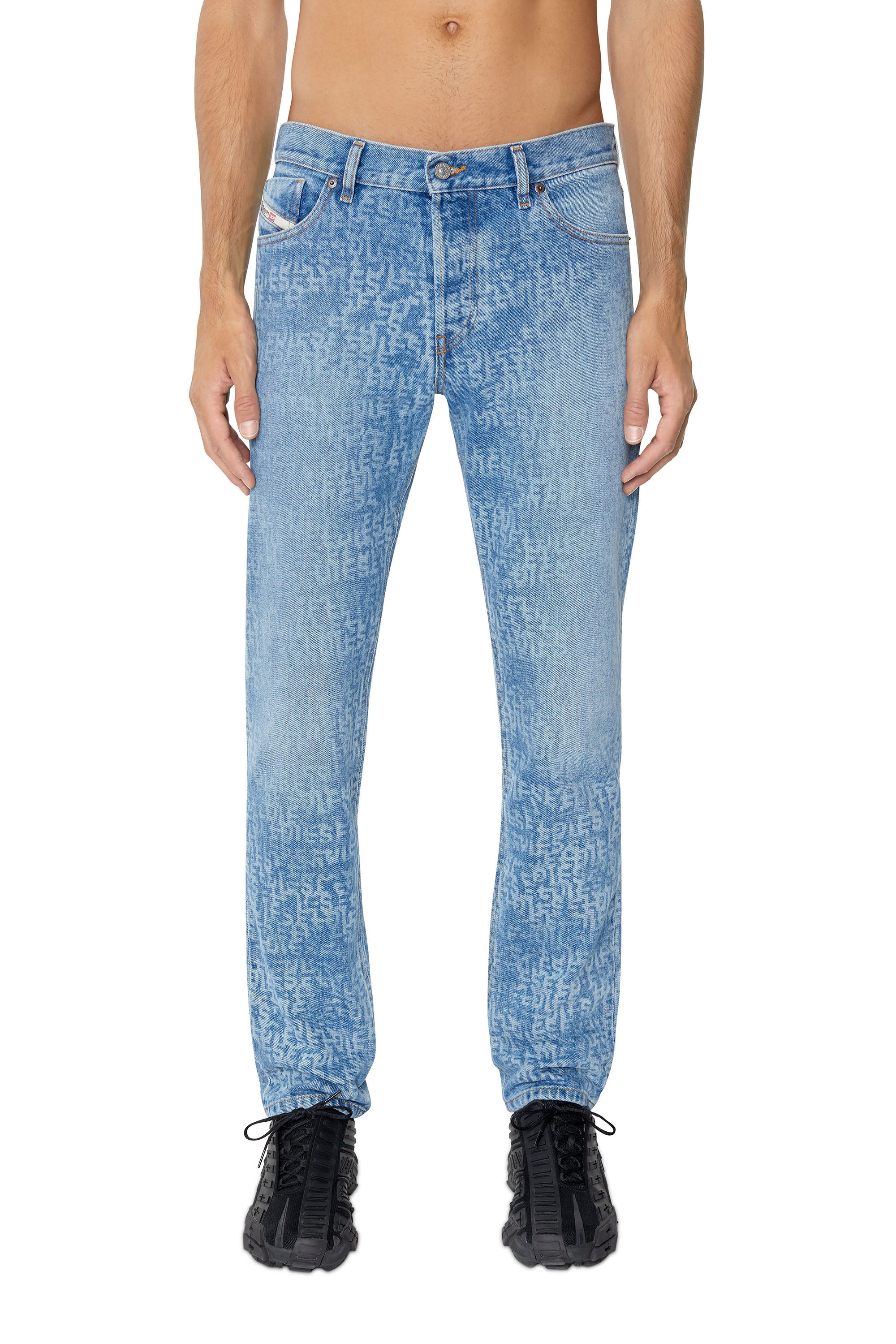 Diesel - 1995 D-Sark 007F5 Straight Jeans, Light Blue - Image 3