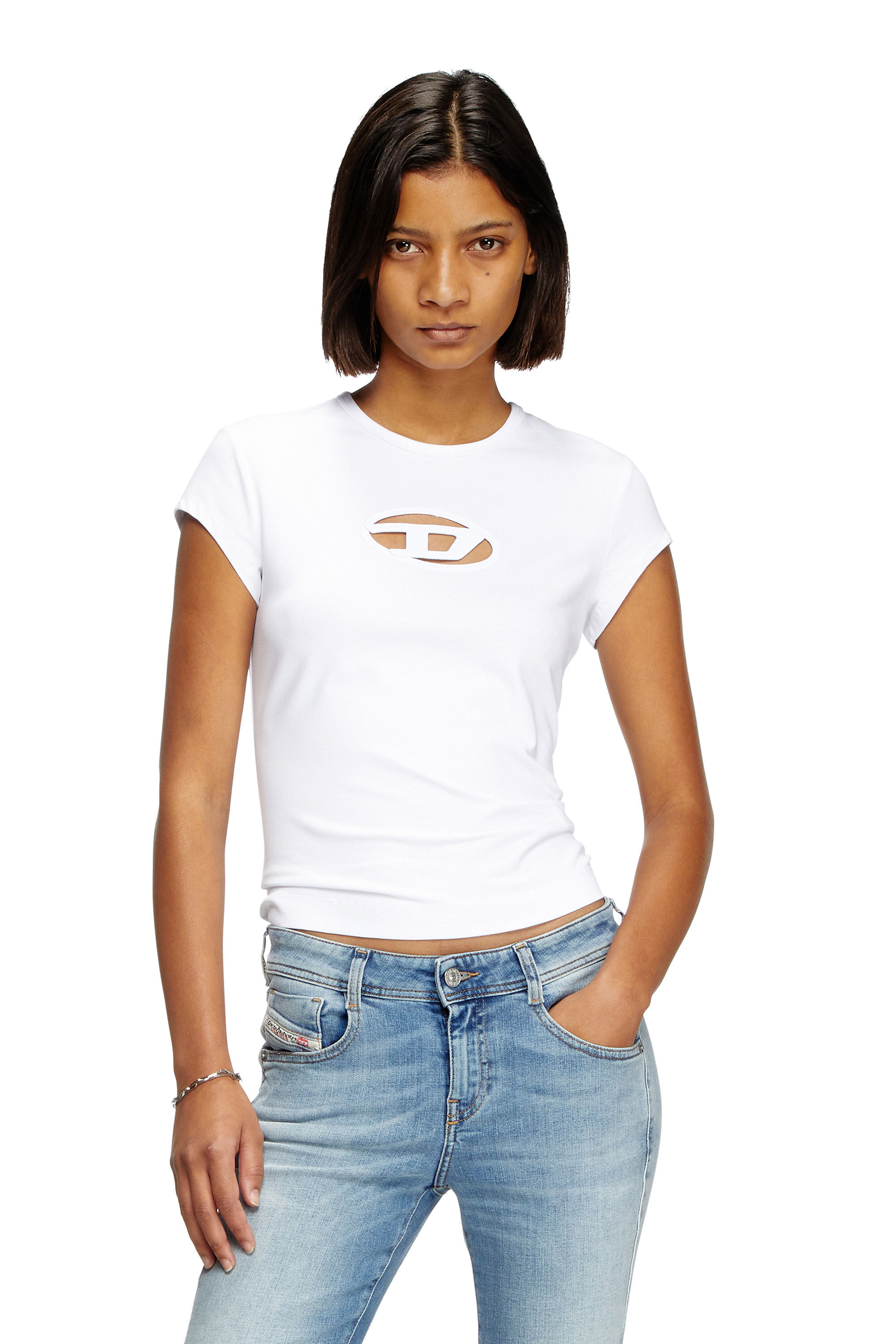 DIESEL T-Angie Tシャツ Diesel Jeans T-Angie Oval D T-Shirt | USC