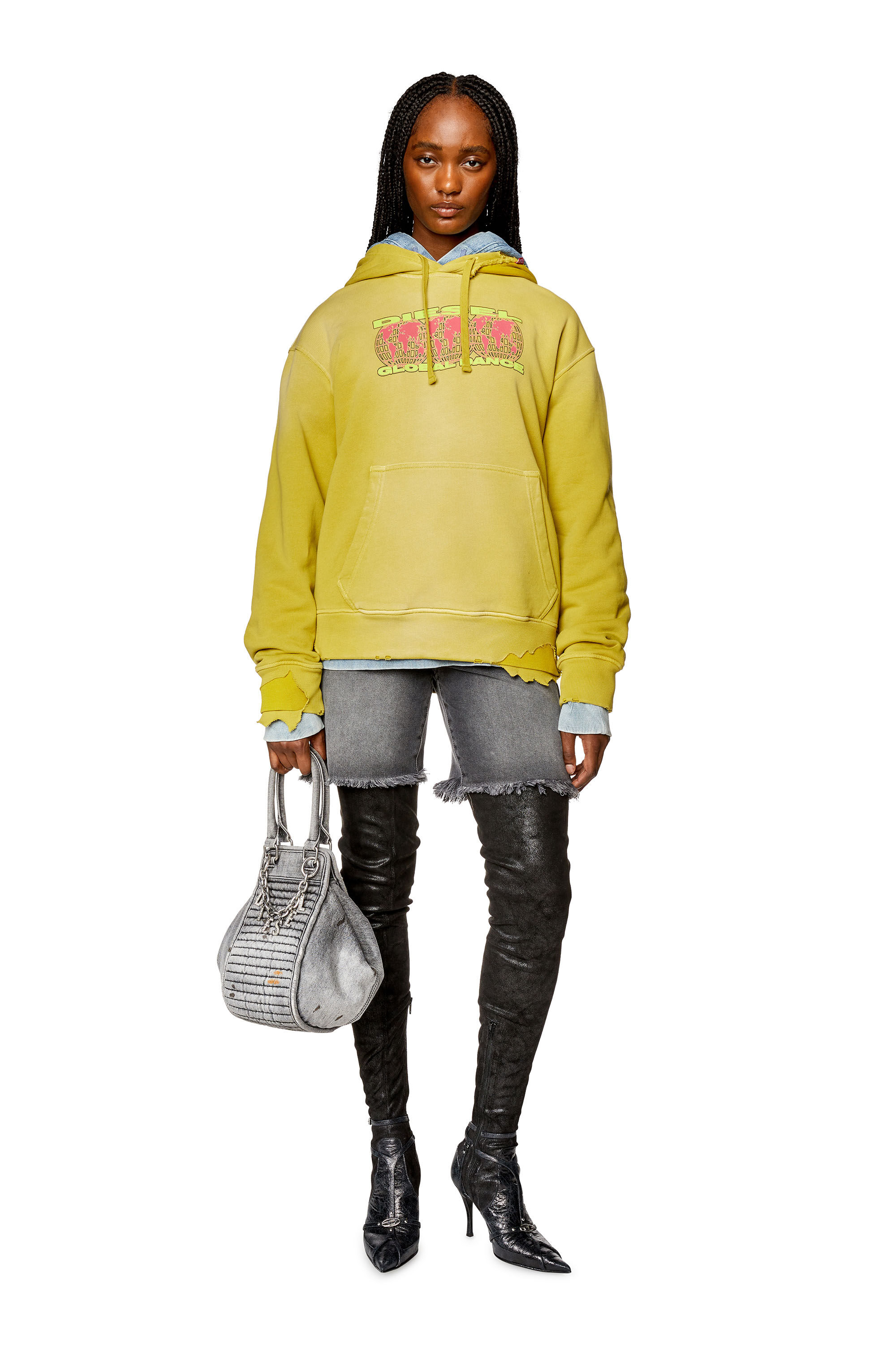 Diesel oversized hoodie hotsell