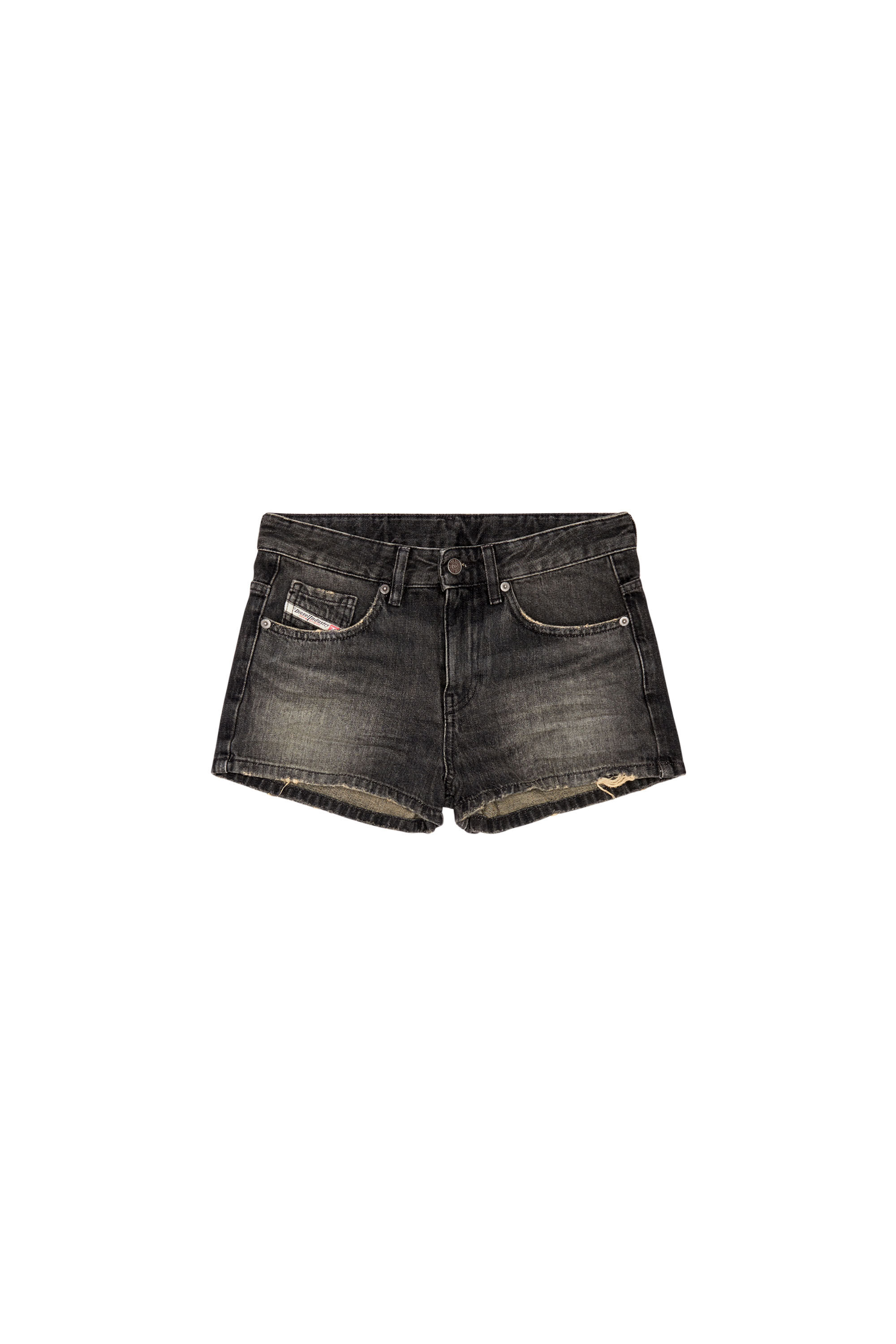 Black denim shorts discount uk