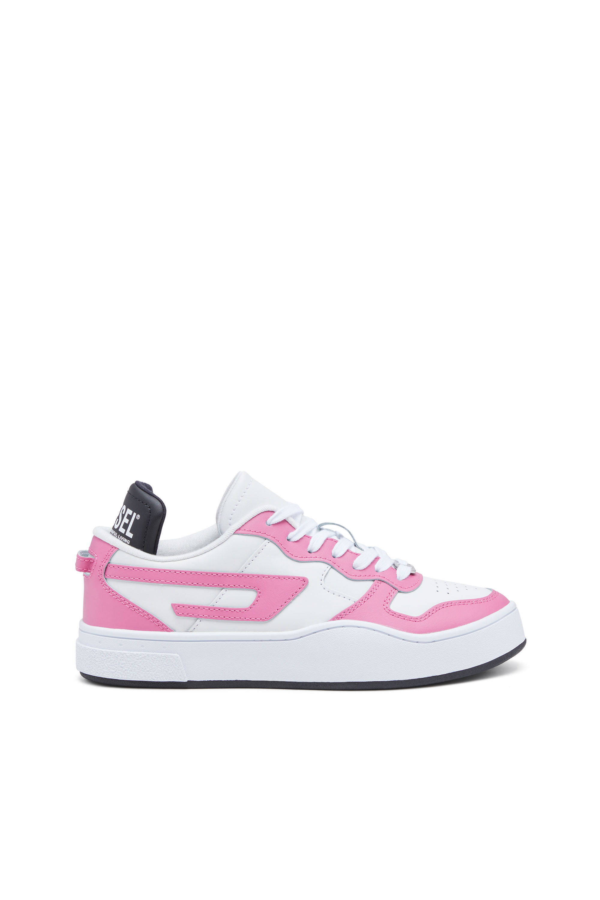 Diesel - S-UKIYO LOW W, White/Pink - Image 1