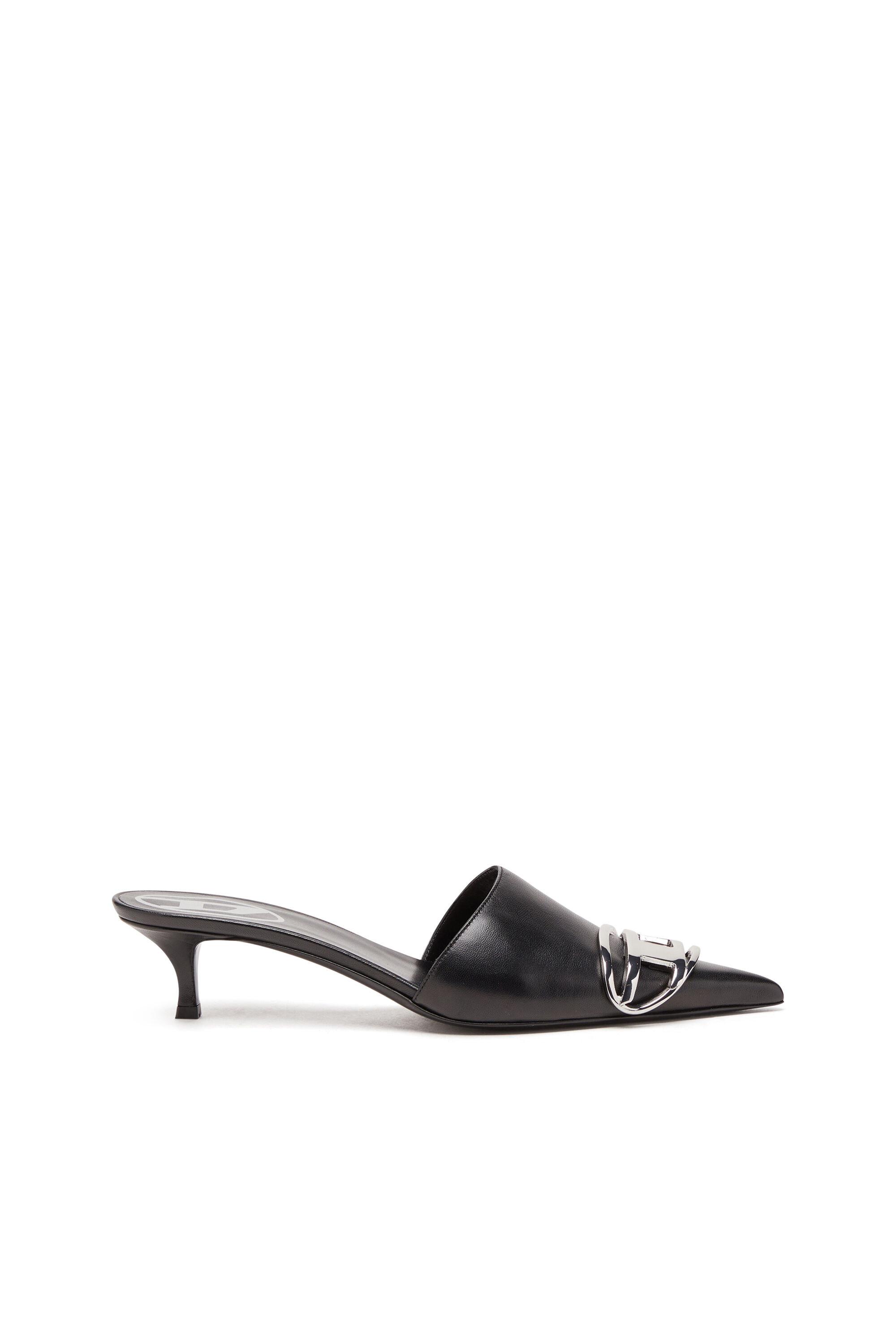 Black kitten heel mules uk top
