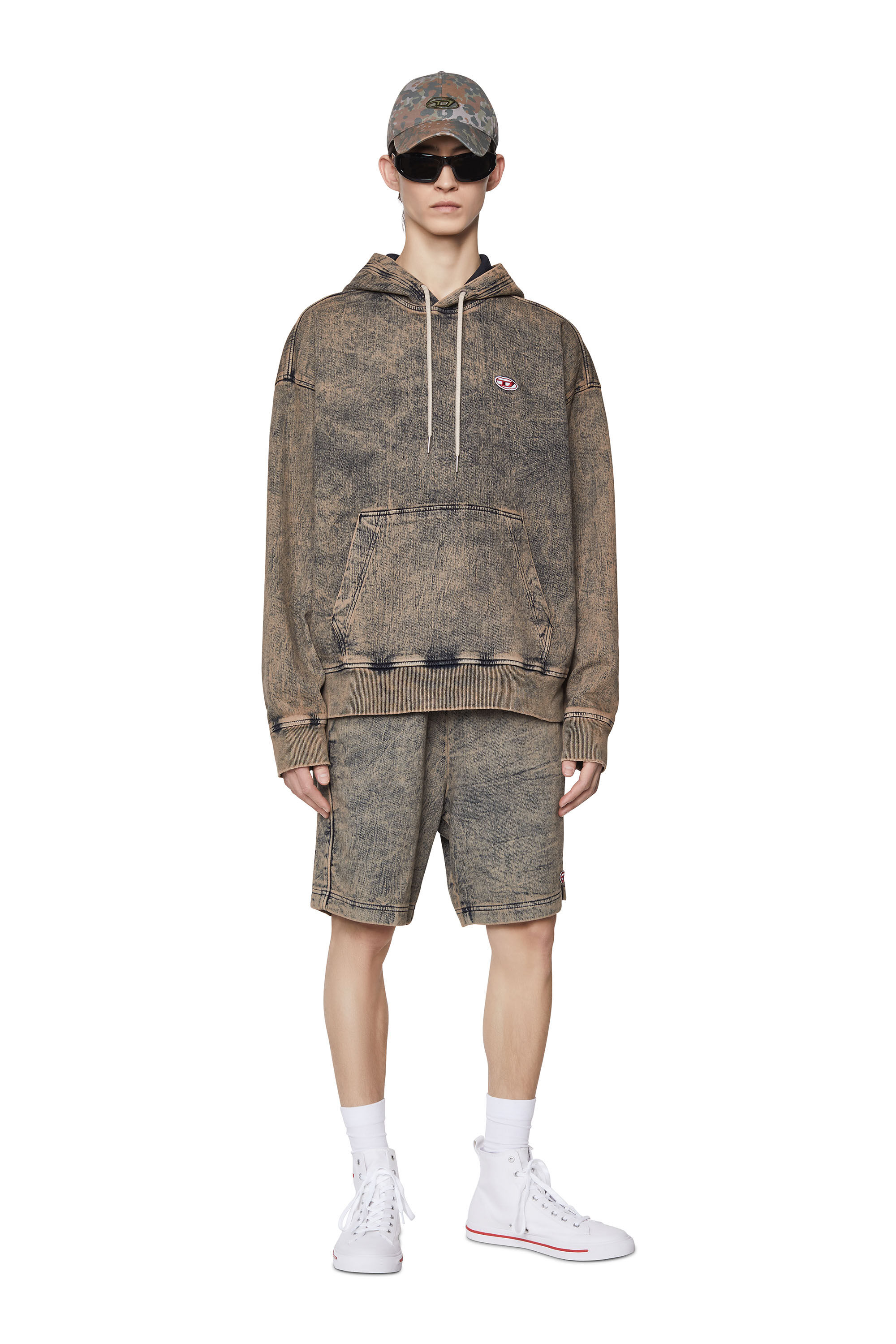 Diesel camouflage sneakers top