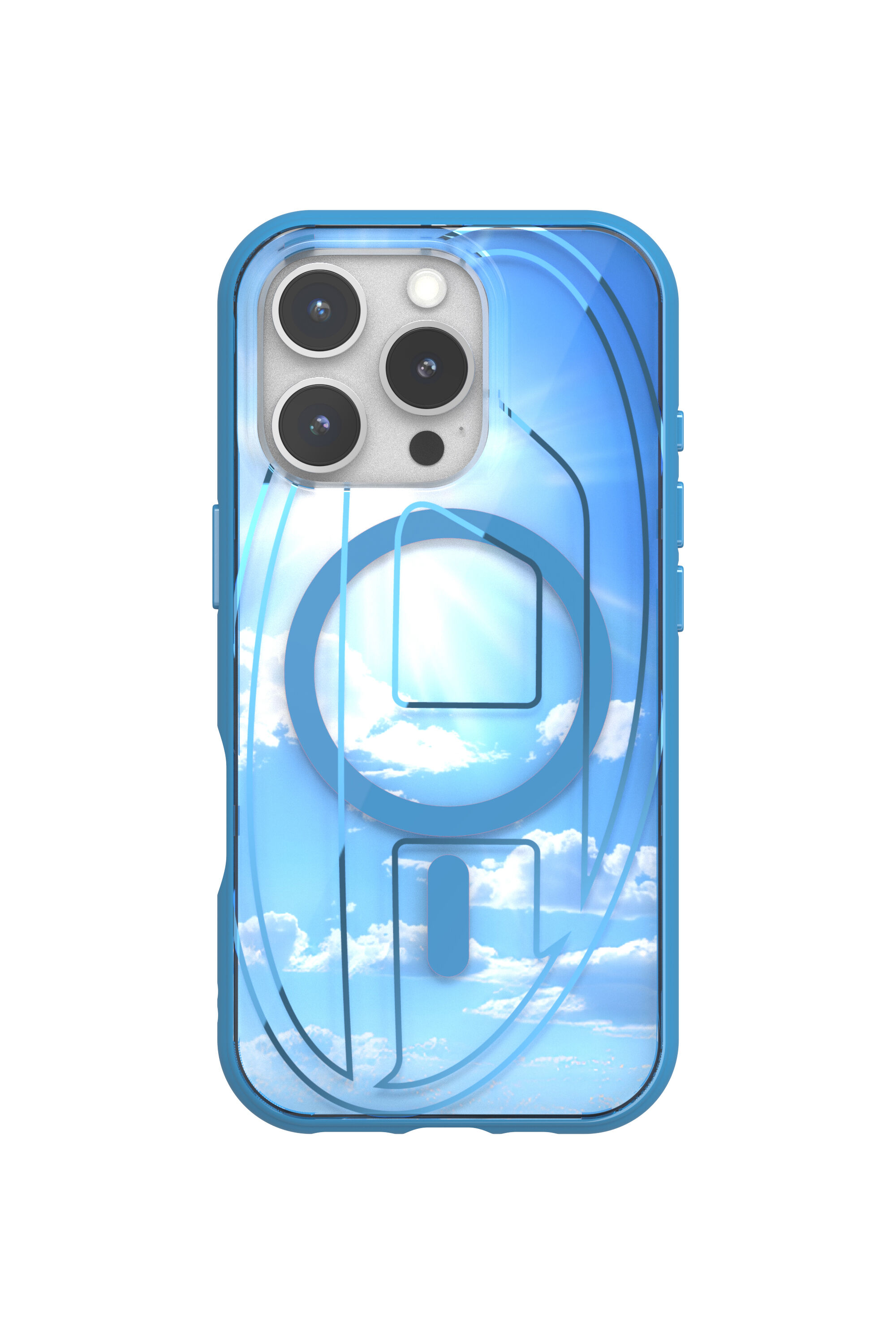 Women's Oval D Case with Magsafe iPhone 16 Pro | Blue | Diesel