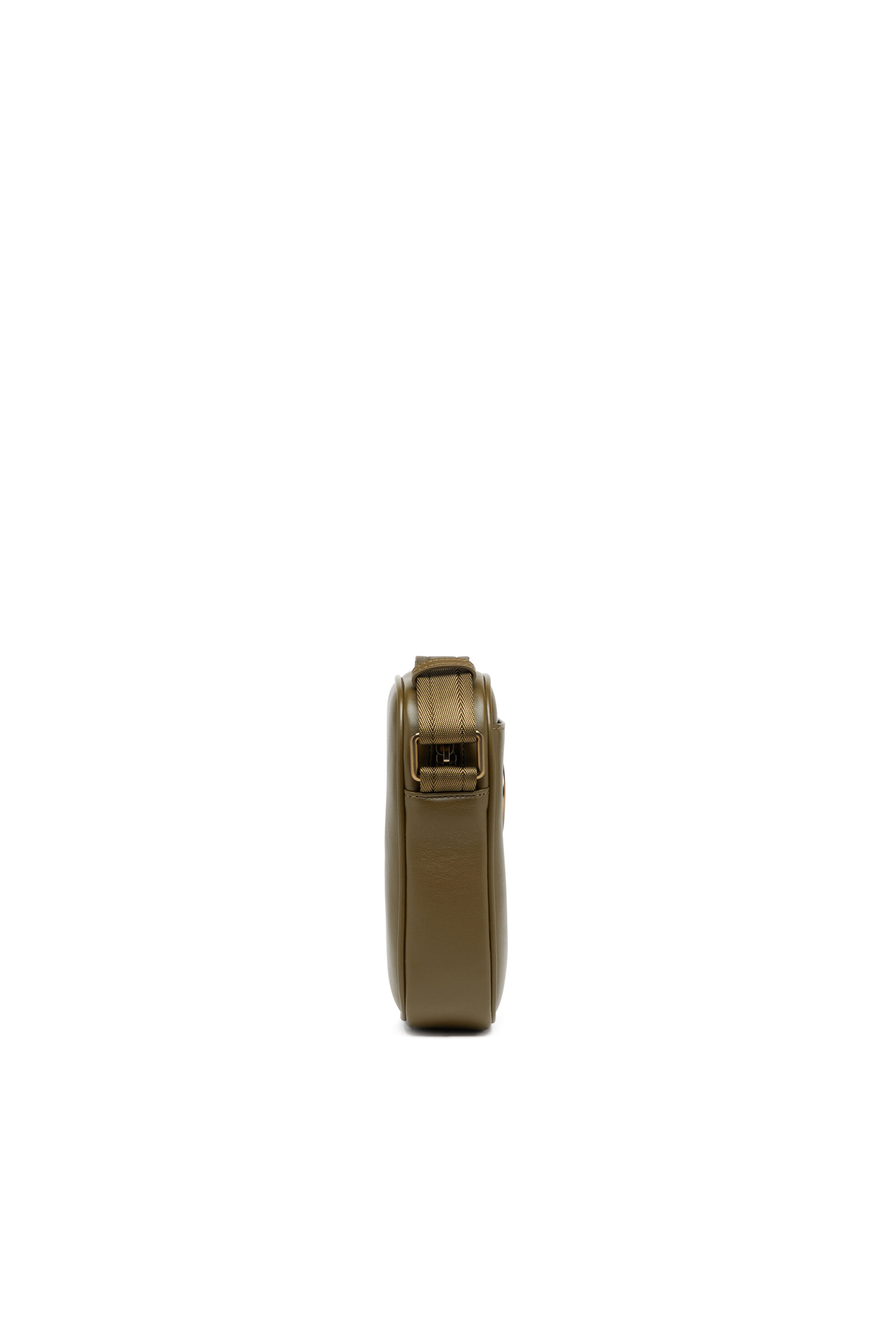 Diesel - HOLI-D CROSSBODY, Man's Holi-D-Crossbody bag in PU and neoprene in Military Green - 4
