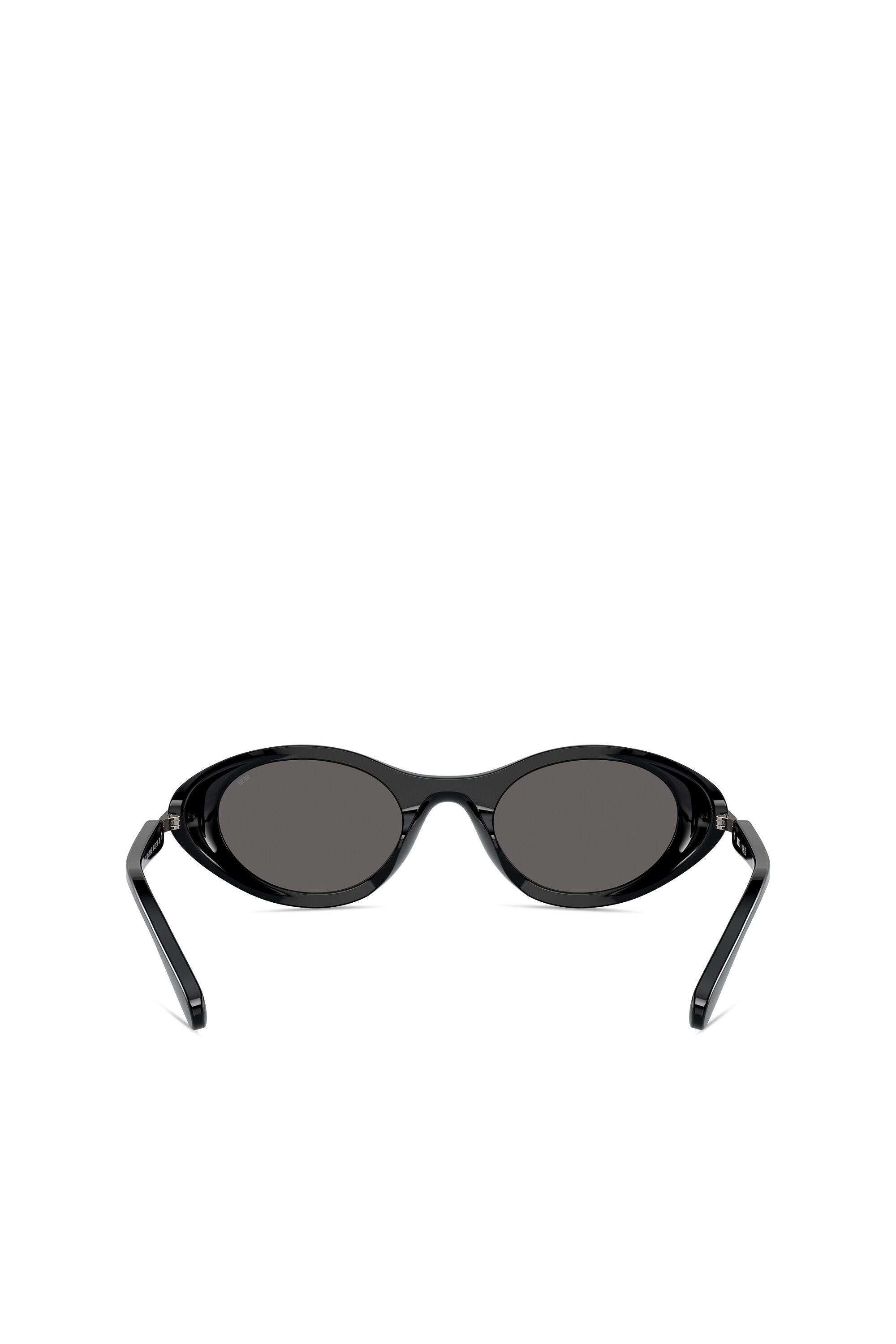 Women s Wrap around shape sunglasses Black Diesel