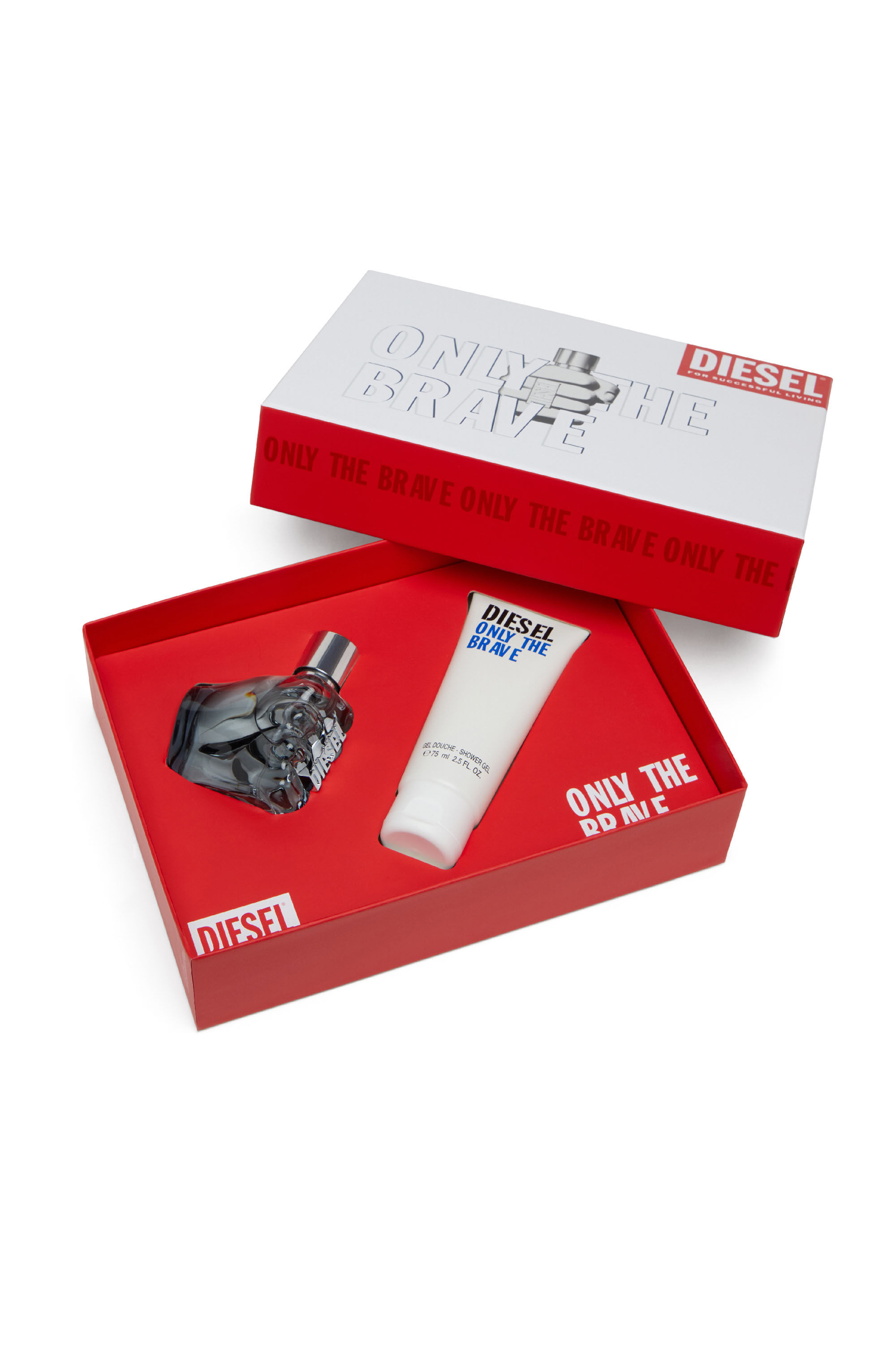 Diesel - ONLY THE BRAVE 50 ML GIFT SET, Man's ONLY THE BRAVE 50 ML Gift Set in White - 2