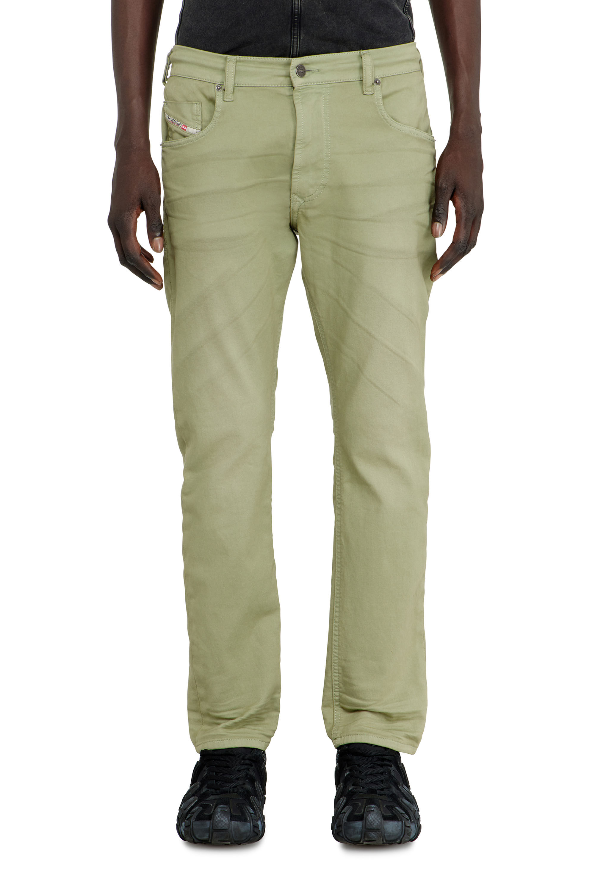 Men's Regular Jeans | Beige | Diesel 2032 D-Krooley-BW Joggjeans®